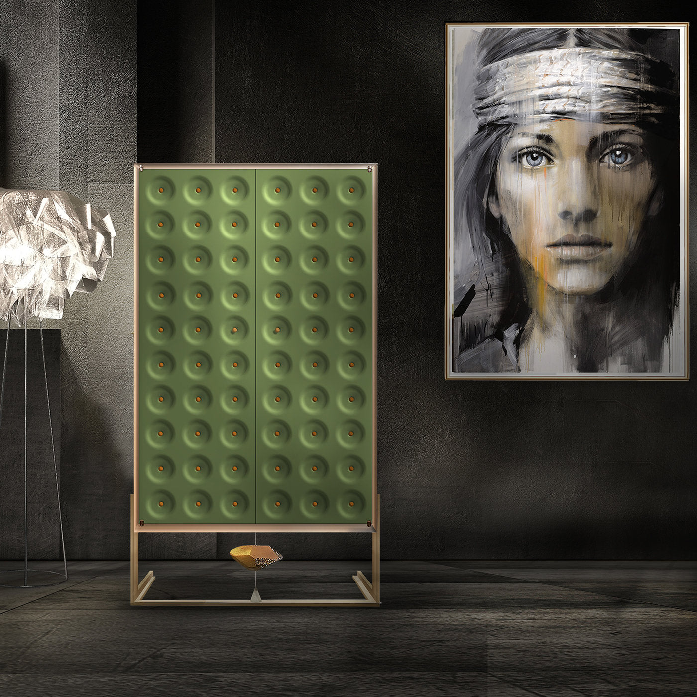 Drake Green Cabinet by Giuliano Cappelletti and Kyoji Nagatani - Alternative view 1