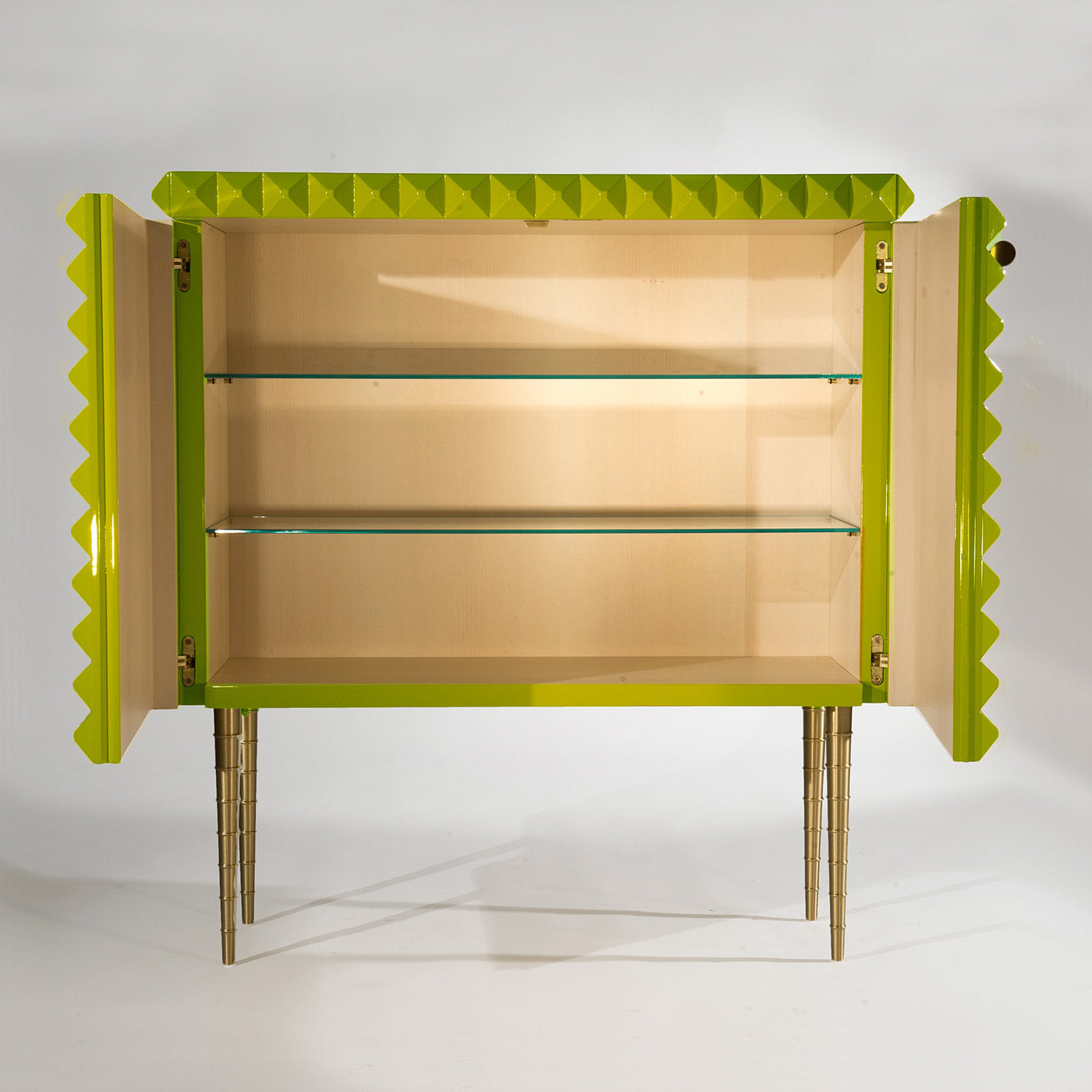 1940 Green Lacquered Cabinet by Paolo Buffa - Alternative view 1