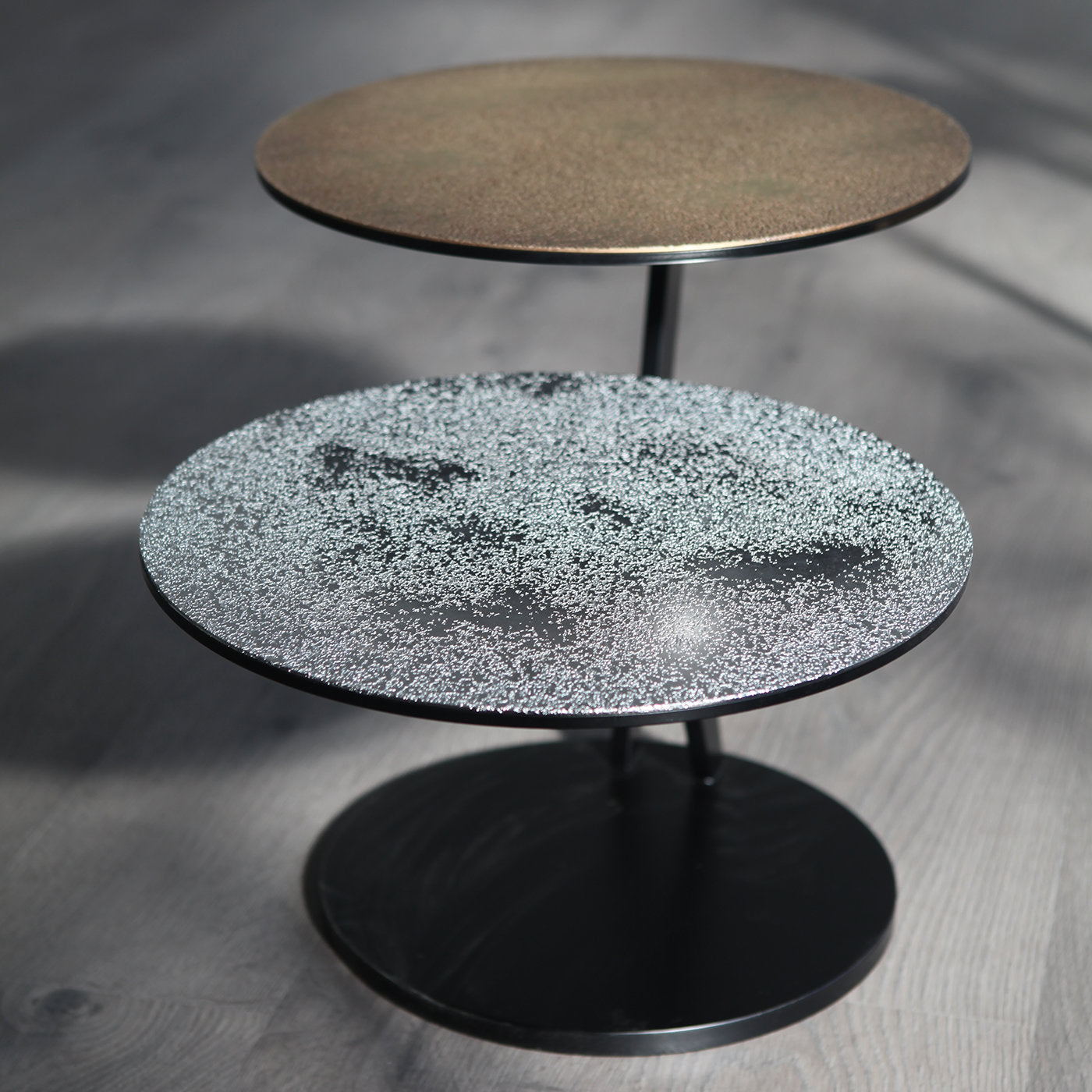 Tino 2 Bronze and Silver Side Table - Alternative view 3