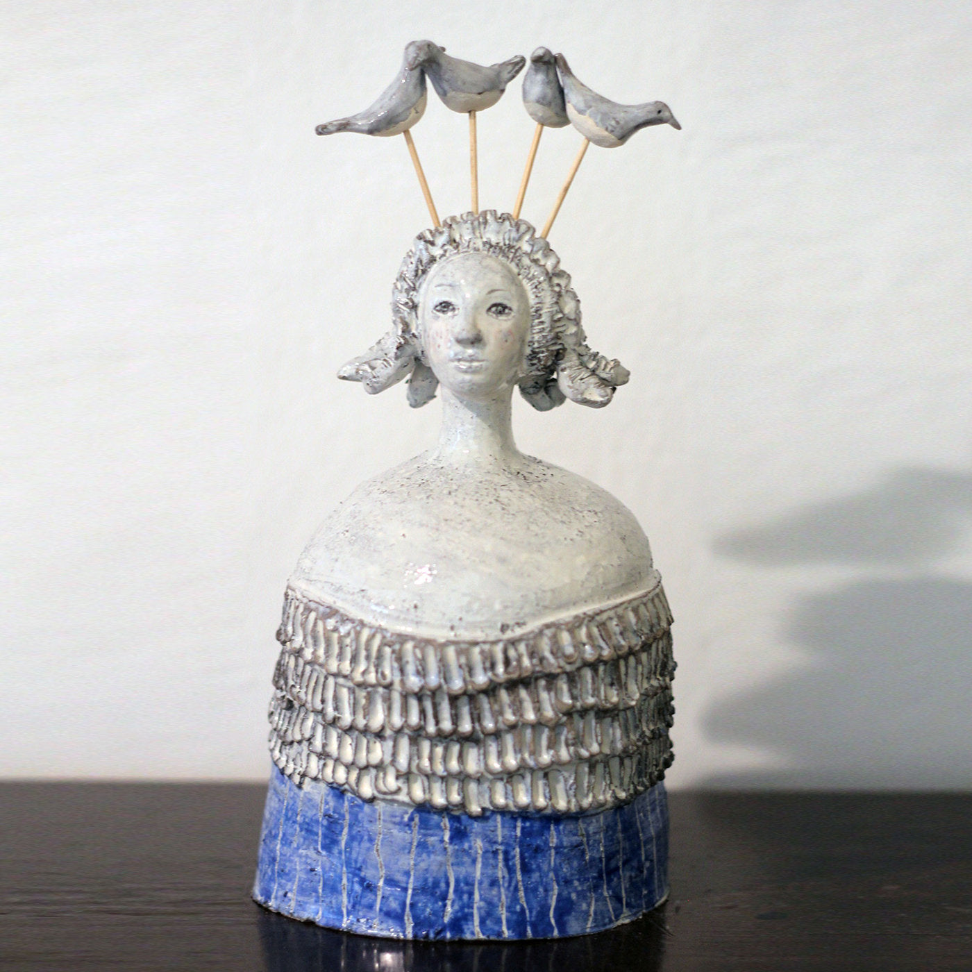 Woman with Birds Sculpture - Alternative view 1