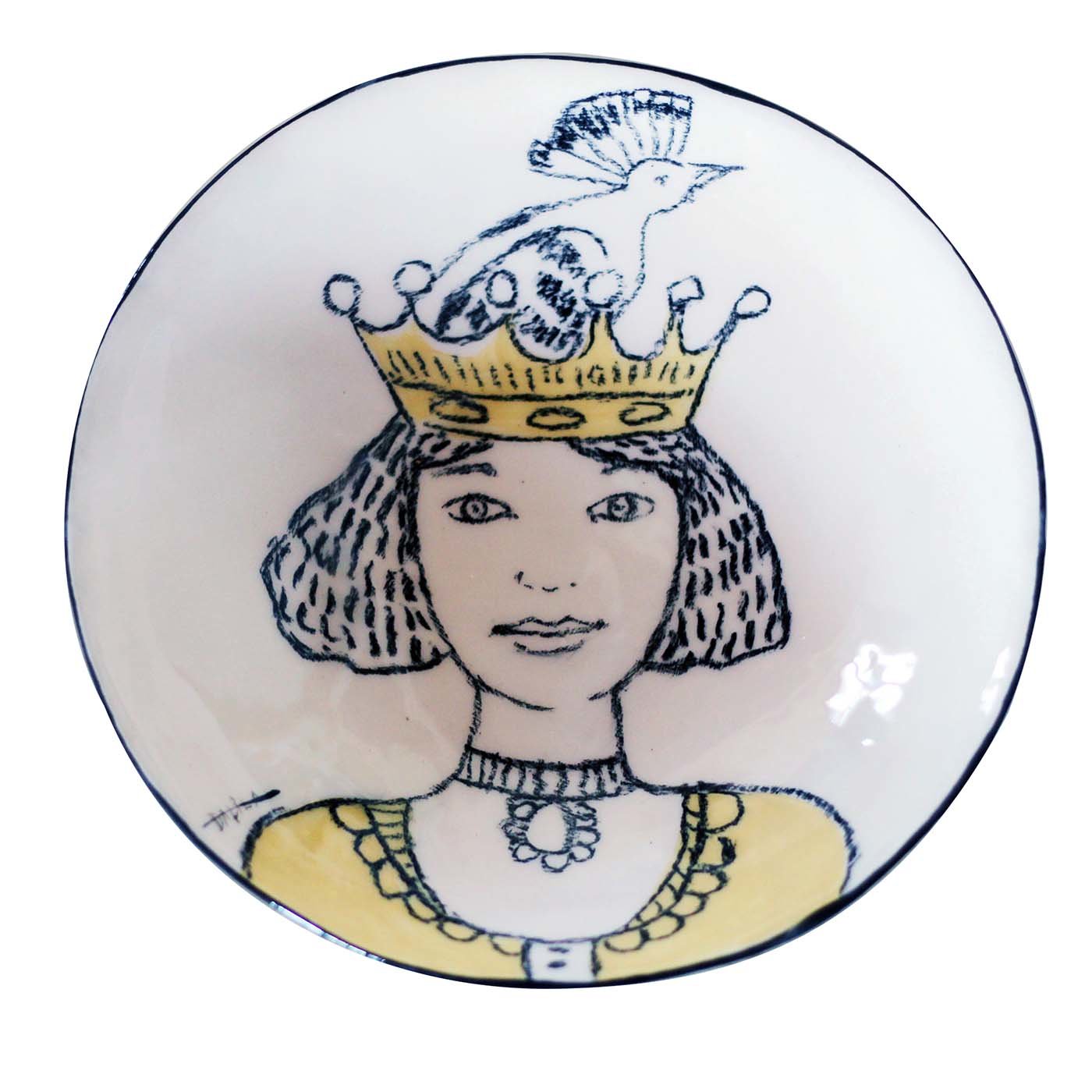 Queen with Hoopoe Cake Stand - Main view