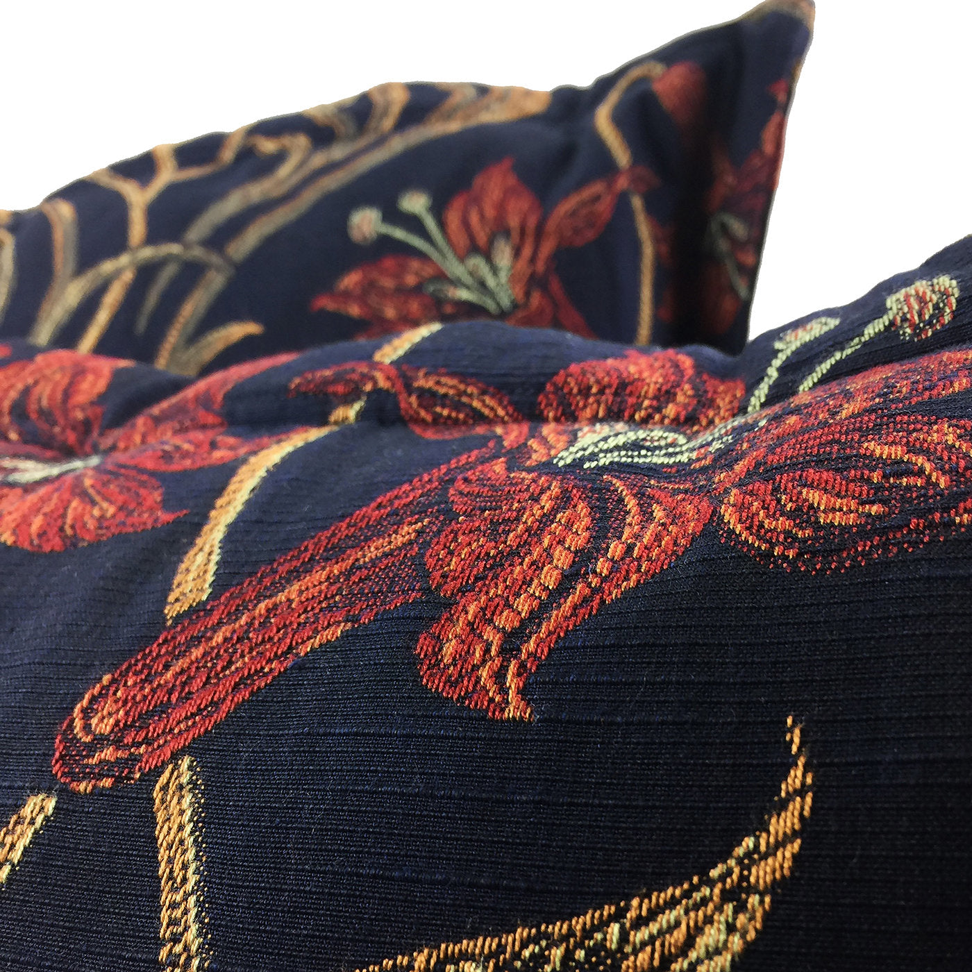 Set of 2 Red Lilies Throw Cushions  - Alternative view 2