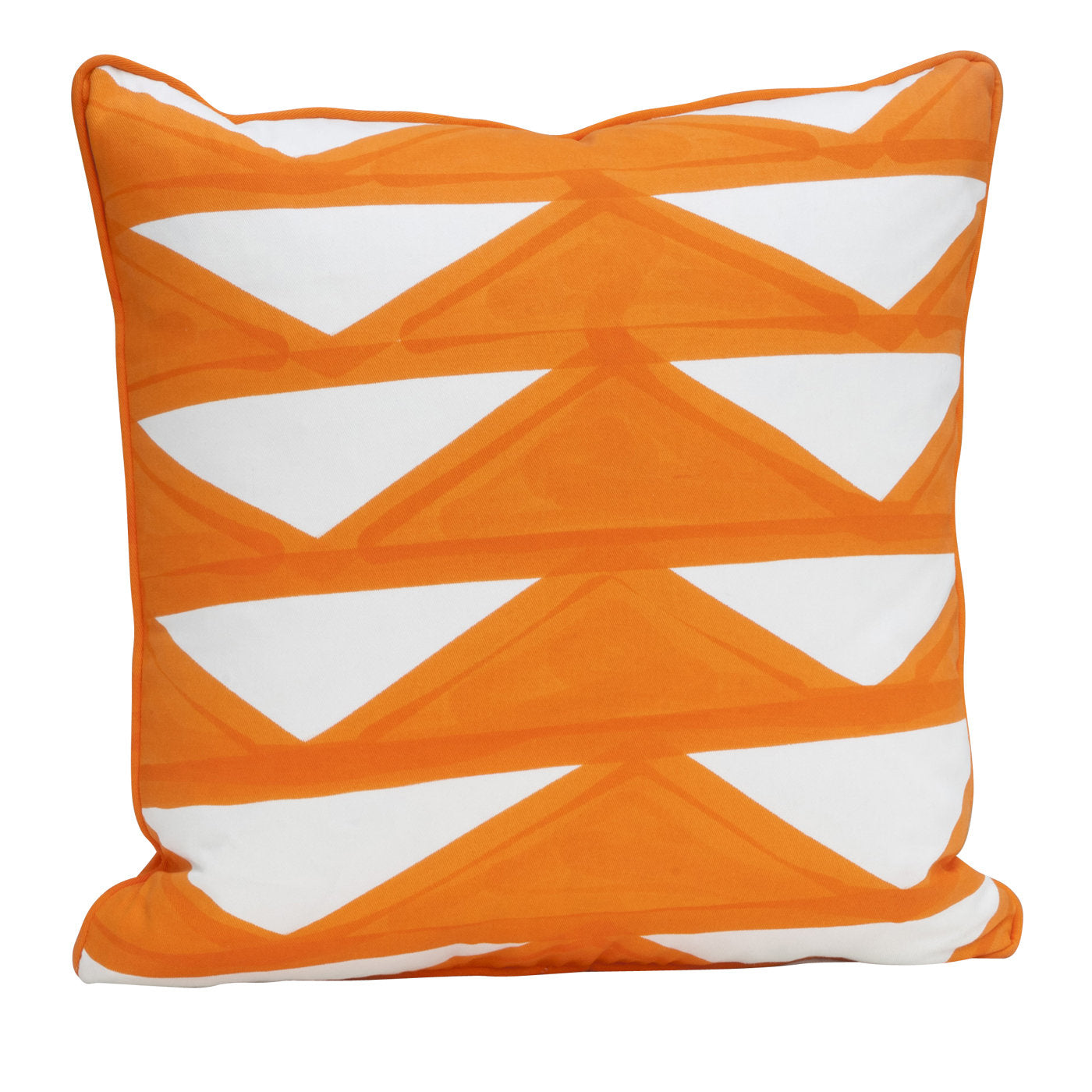 Triangoli Orange Cushion - Alternative view 1