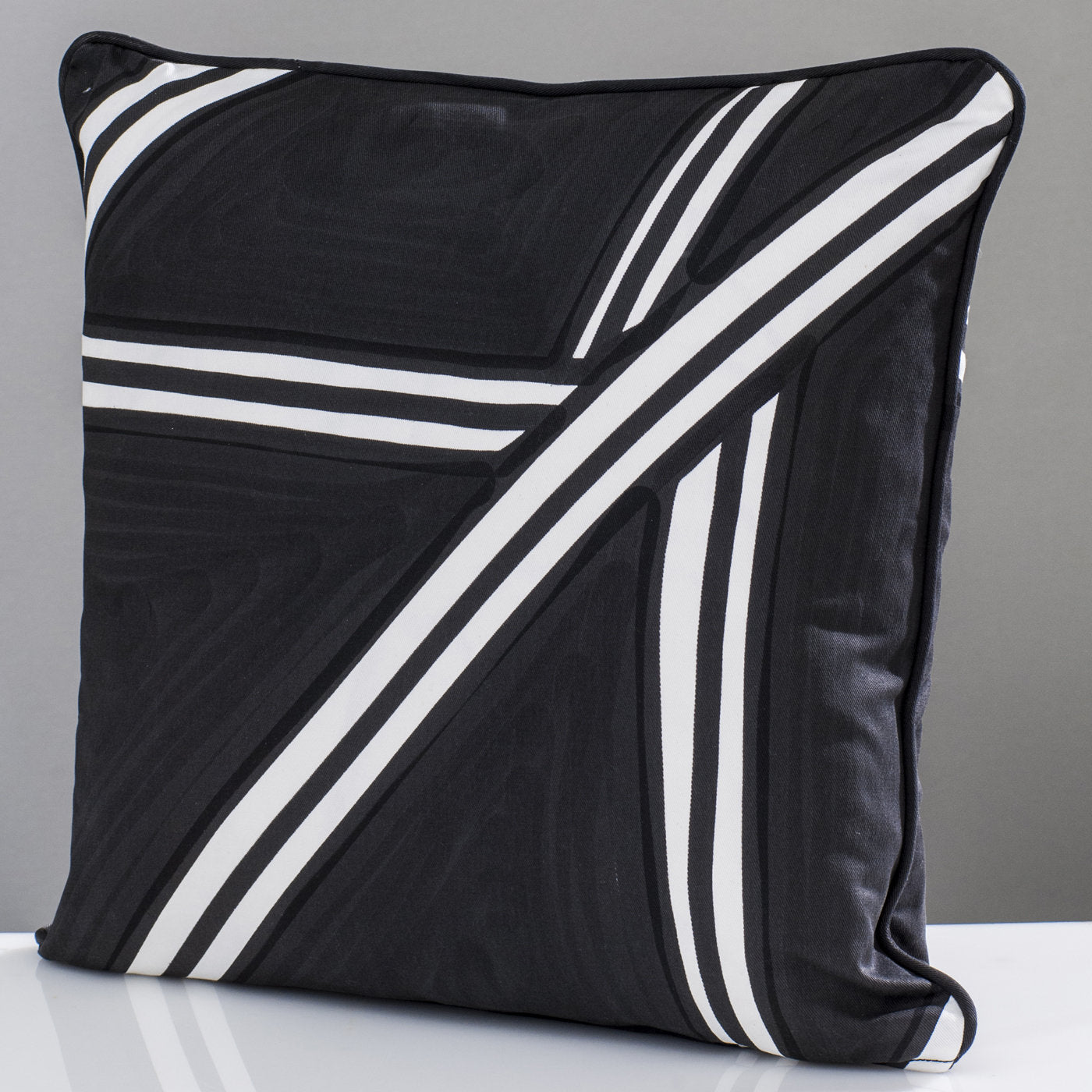 Tria Black and White Cushion - Alternative view 1