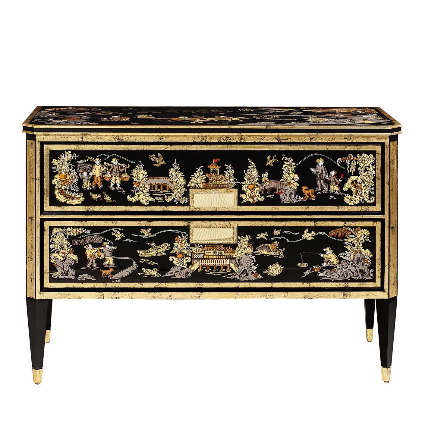 Louis XVI dresser with Hand-Painted Decorations 8708 - Main view