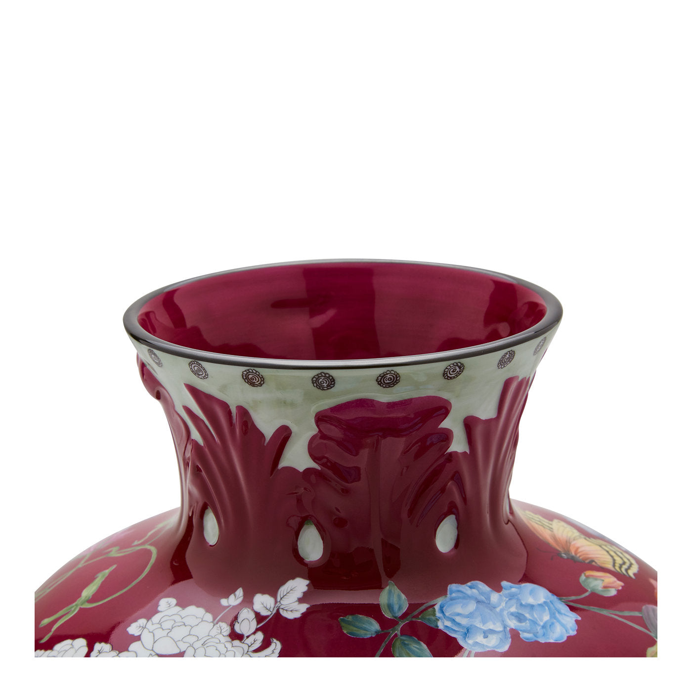 Iris Garden Spherical Purple Vase - Alternative view 1