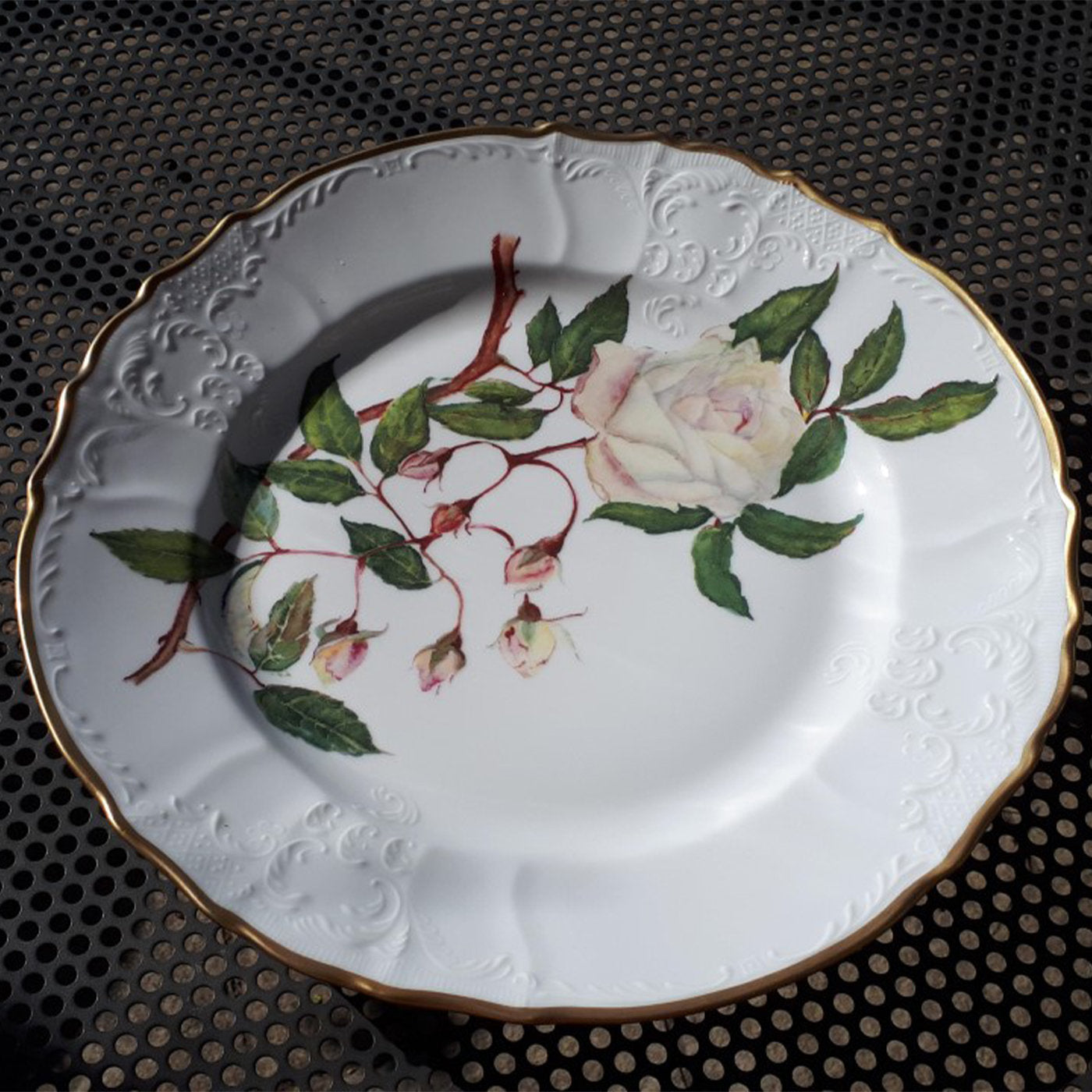 Rosa Bianca Collection Dinner Plate - Alternative view 1