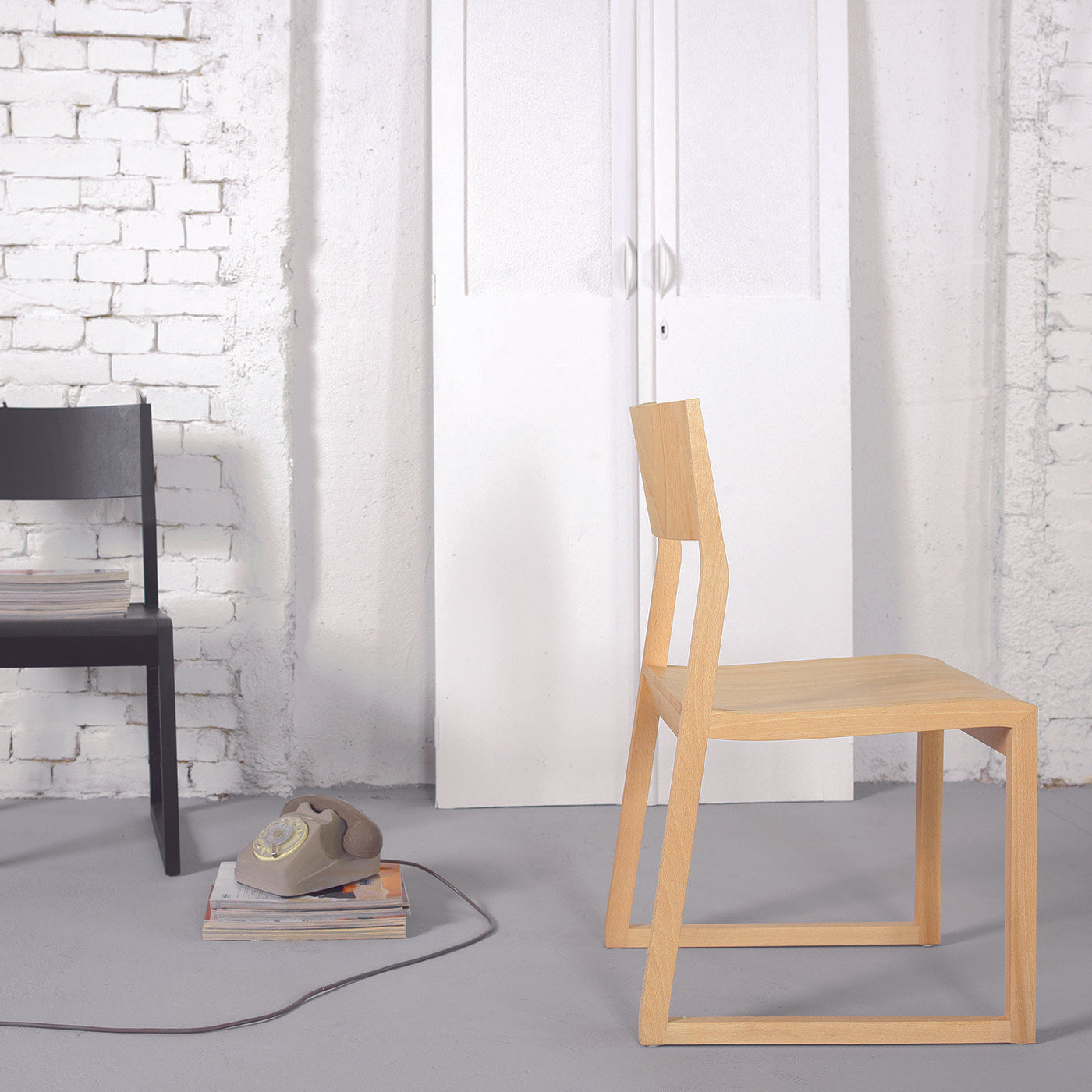 Set of 2 Natural Sciza Chairs by Takashi Kirimoto - Alternative view 1