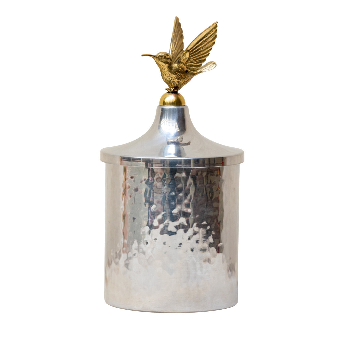 Kolibri-Behälter in Silber - Hauptansicht