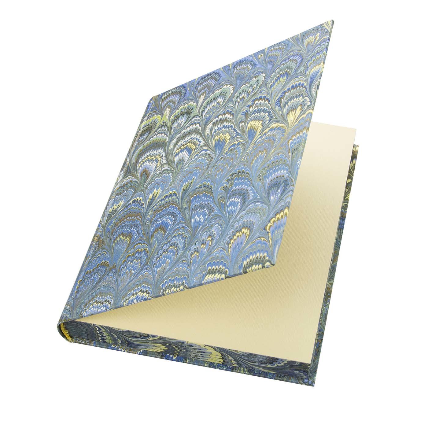 Cuaderno pavo real azul y verde - Vista principal
