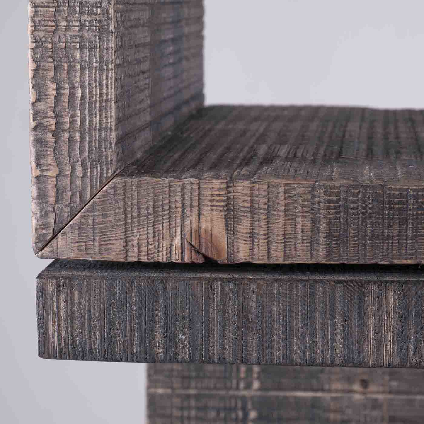 Uno Totem Brown Bookcase by Fabrizio Contaldo - Alternative view 3