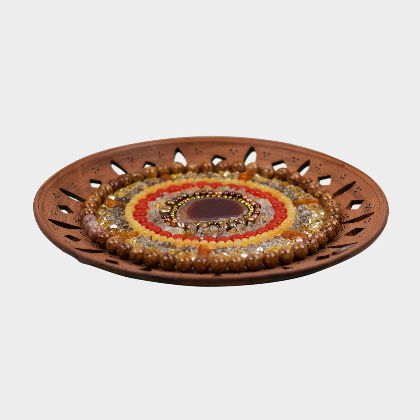 Sole Galattico Mandala Decorative Plate - Alternative view 1