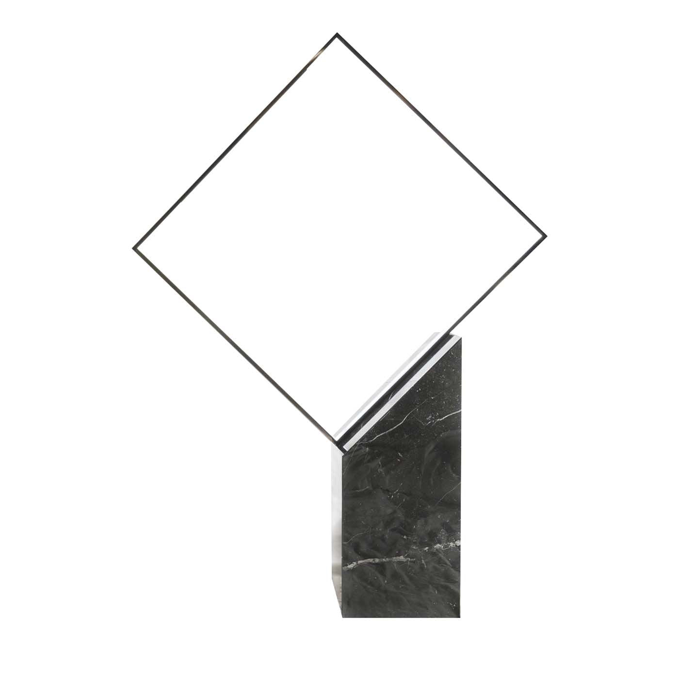 Lampadaire noir carré - Vue principale