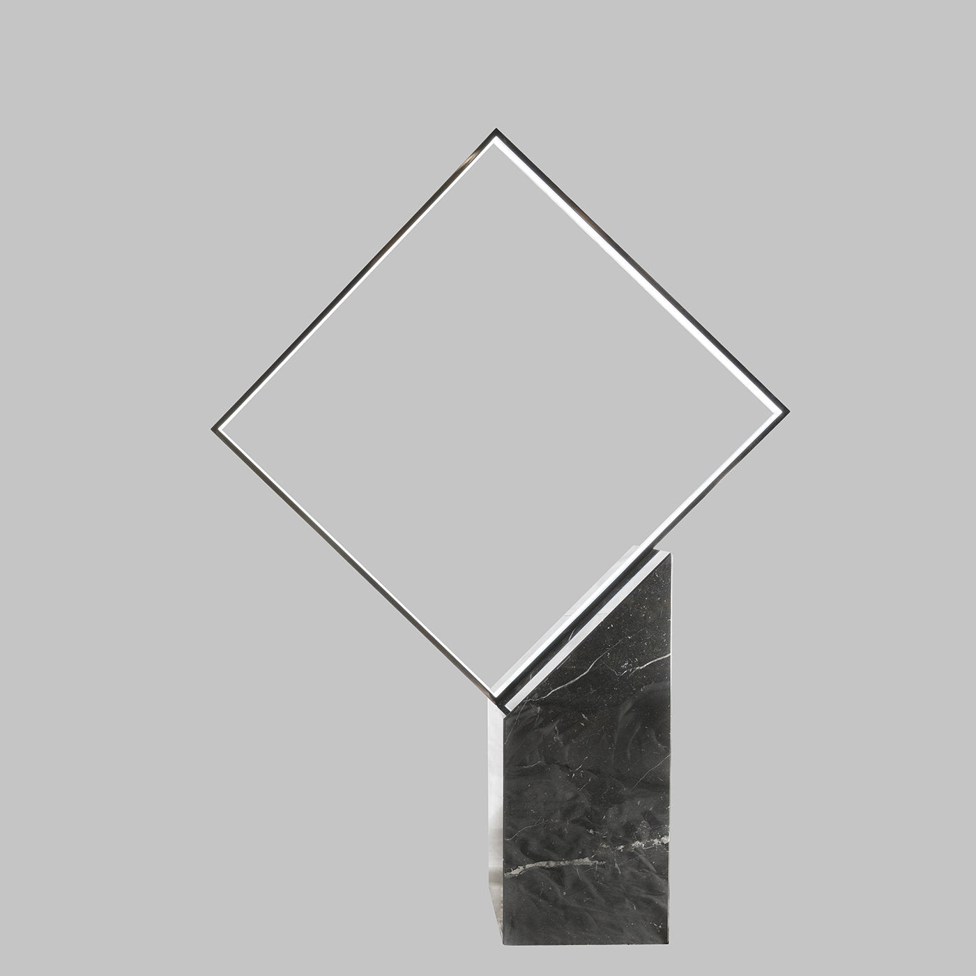 Lampadaire noir carré - Vue alternative 1