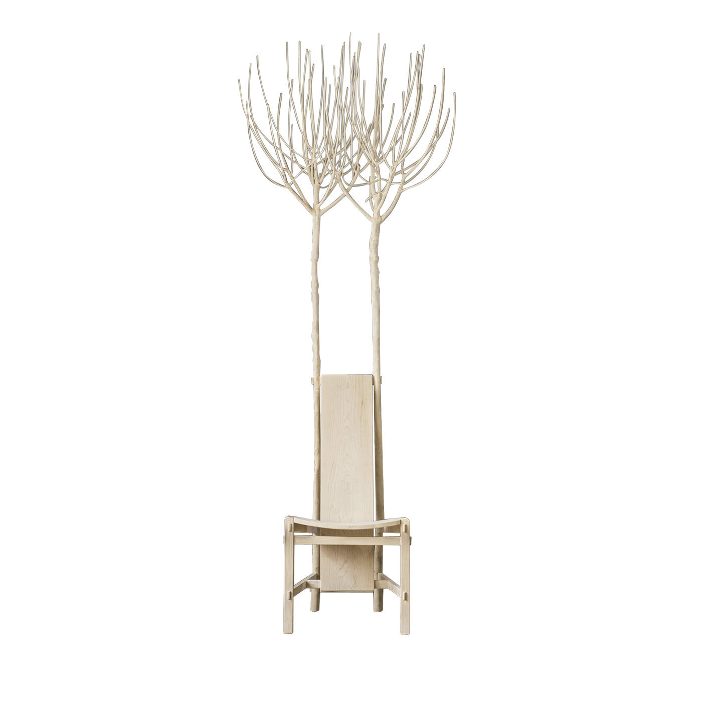 Fiorita Maple Wood Chair with Beige Color - Main view