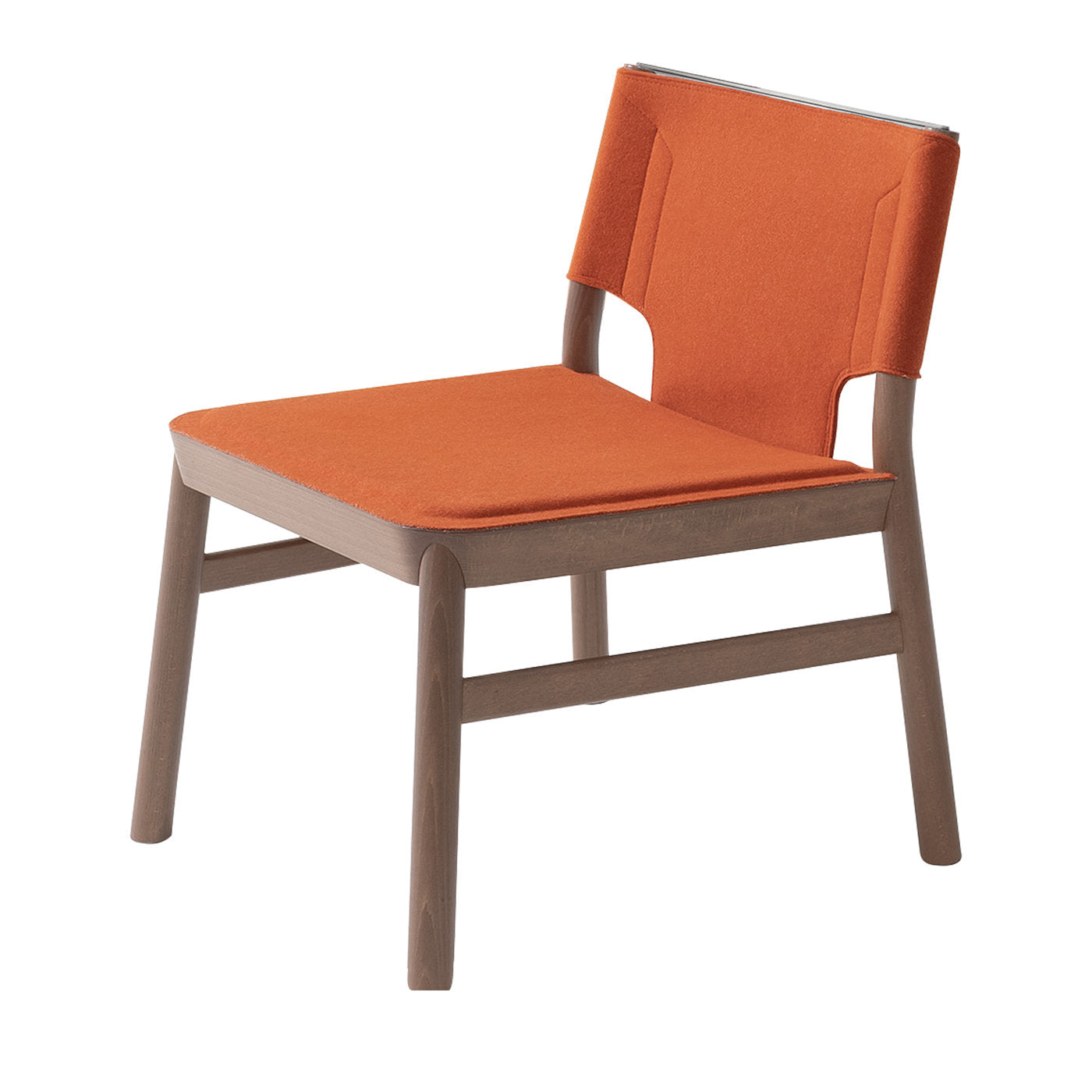 Marimba 114 Orange Lounge Chair by Emilio Nanni - Main view