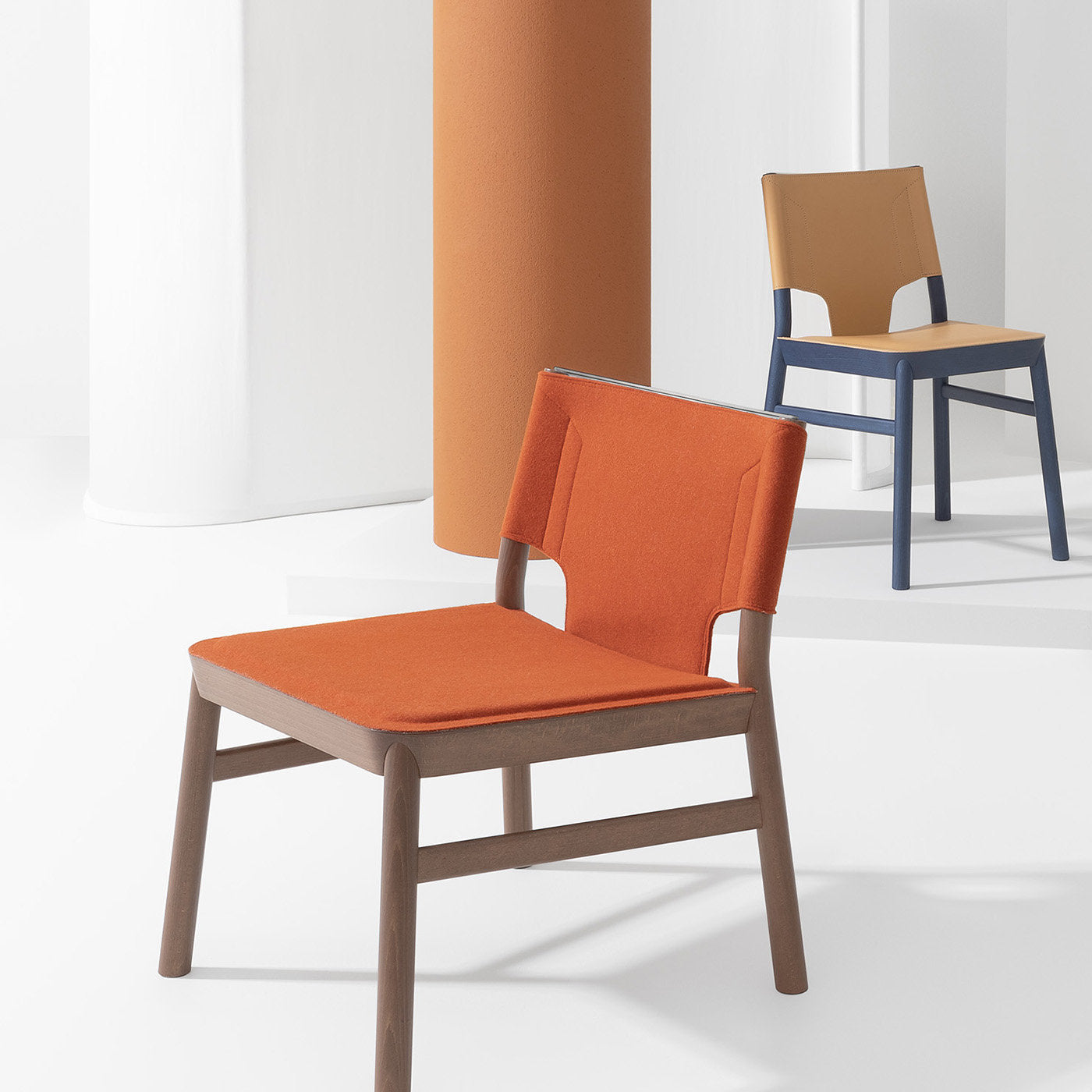 Marimba 114 Orange Lounge Chair by Emilio Nanni - Alternative view 1