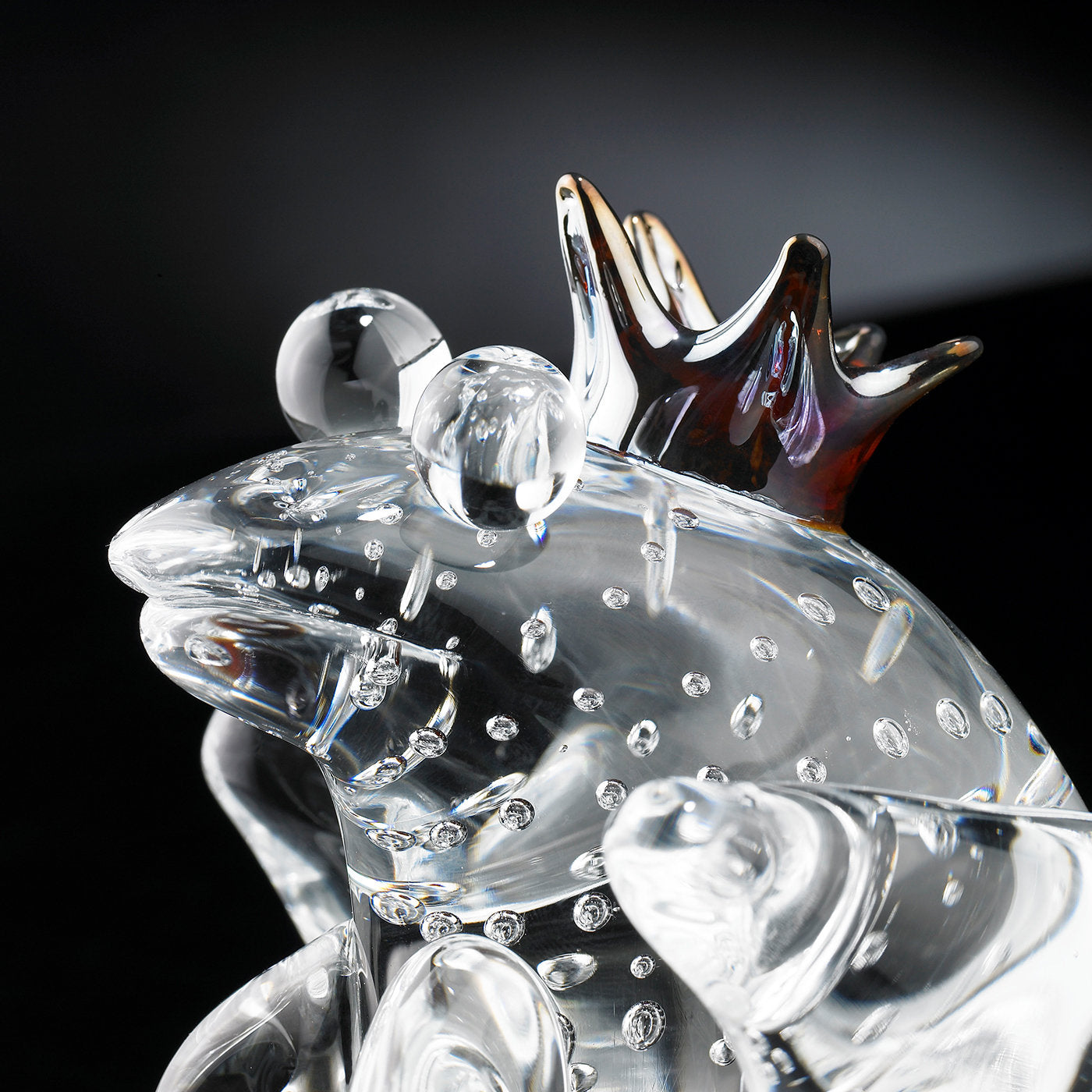 The Frog Prince Clear Glass Figurine - Alternative view 2