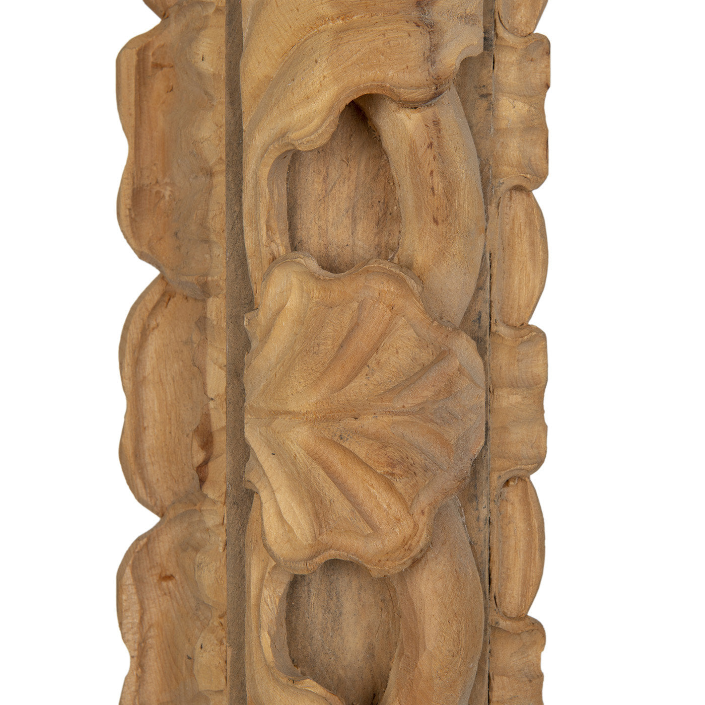 Bolognese Carved Wood Wall Mirror with Snakes - Alternative view 1