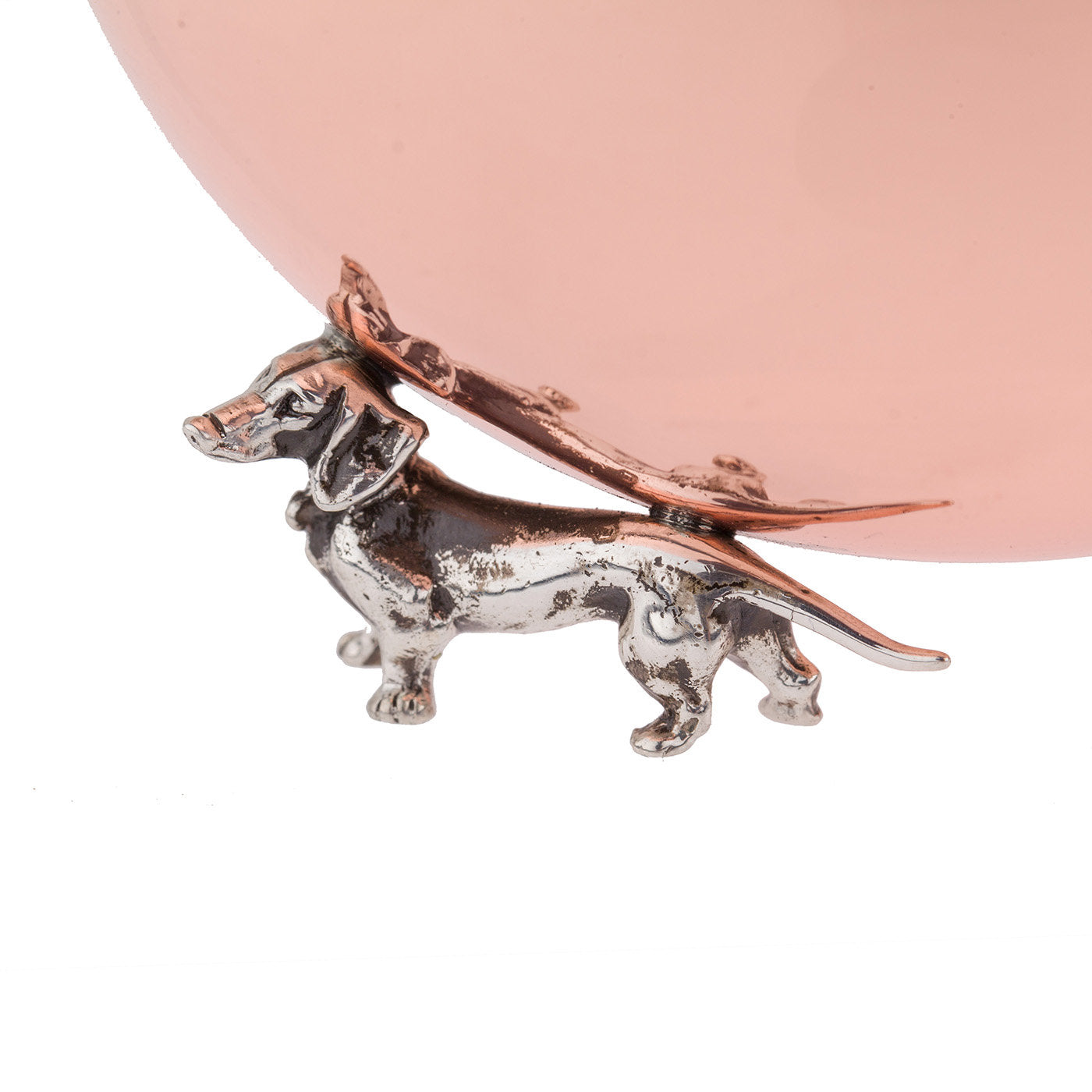 Copper Bowl with Silver Dachshunds - Alternative view 3