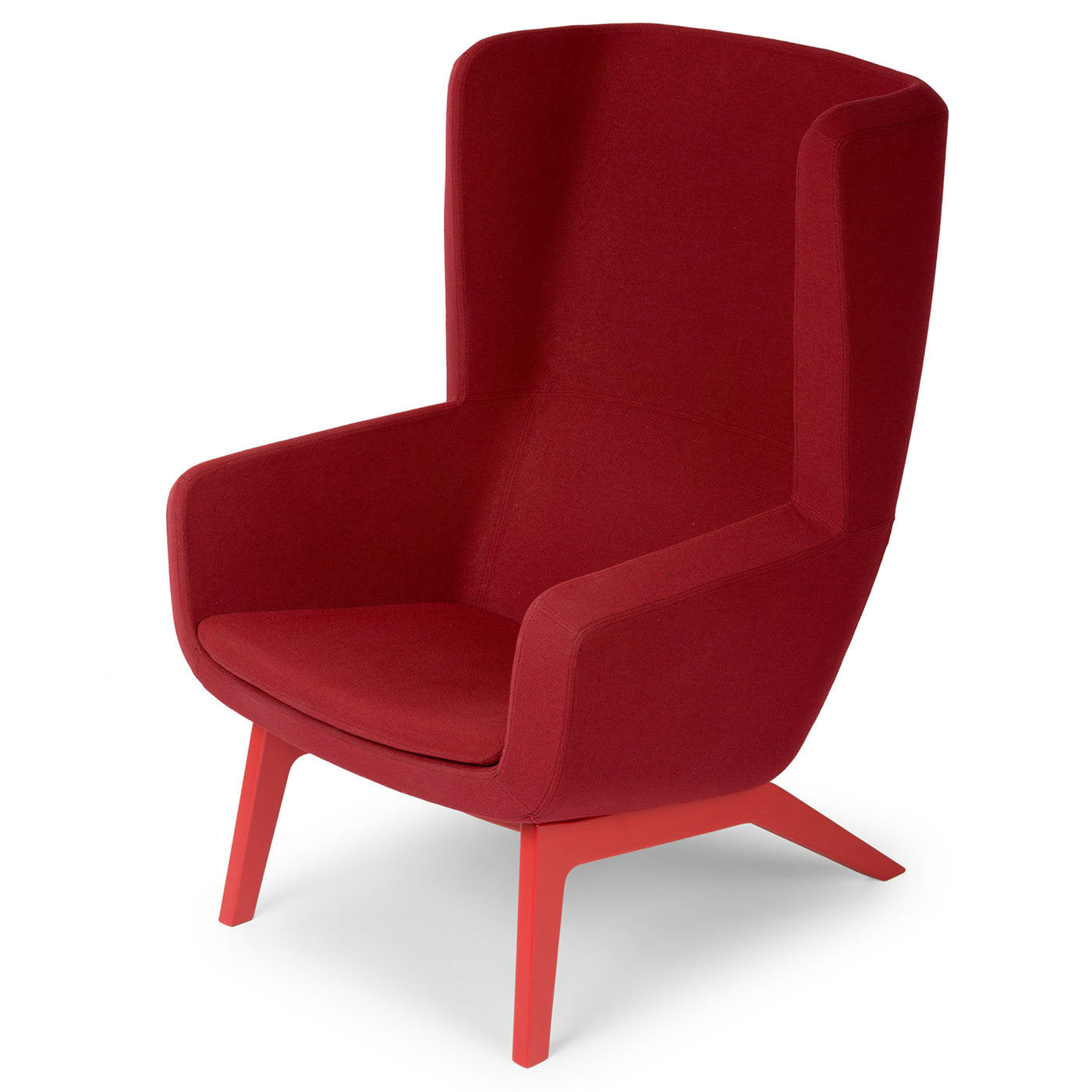 Arca Red Lounge Armchair - Alternative view 3