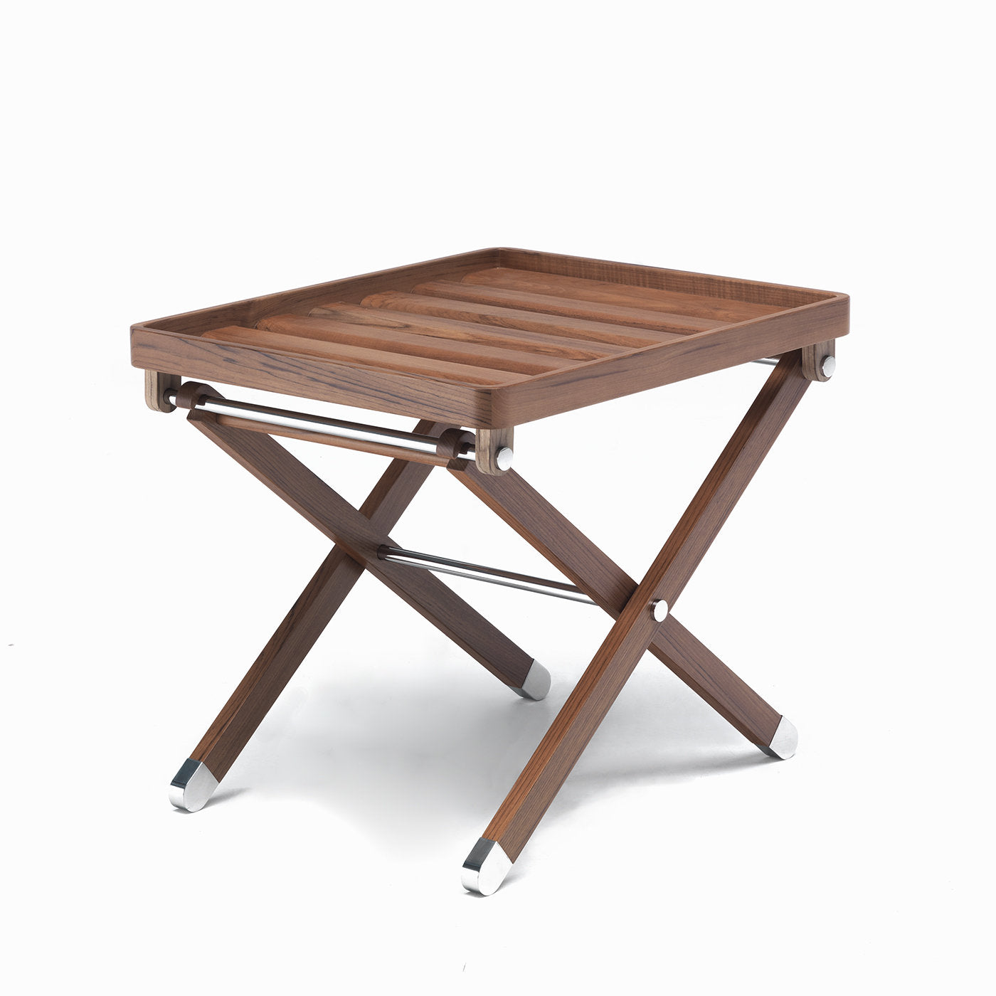 Iroko Folding Table by Simone Ciarmoli and Miguel Queda - Alternative view 1