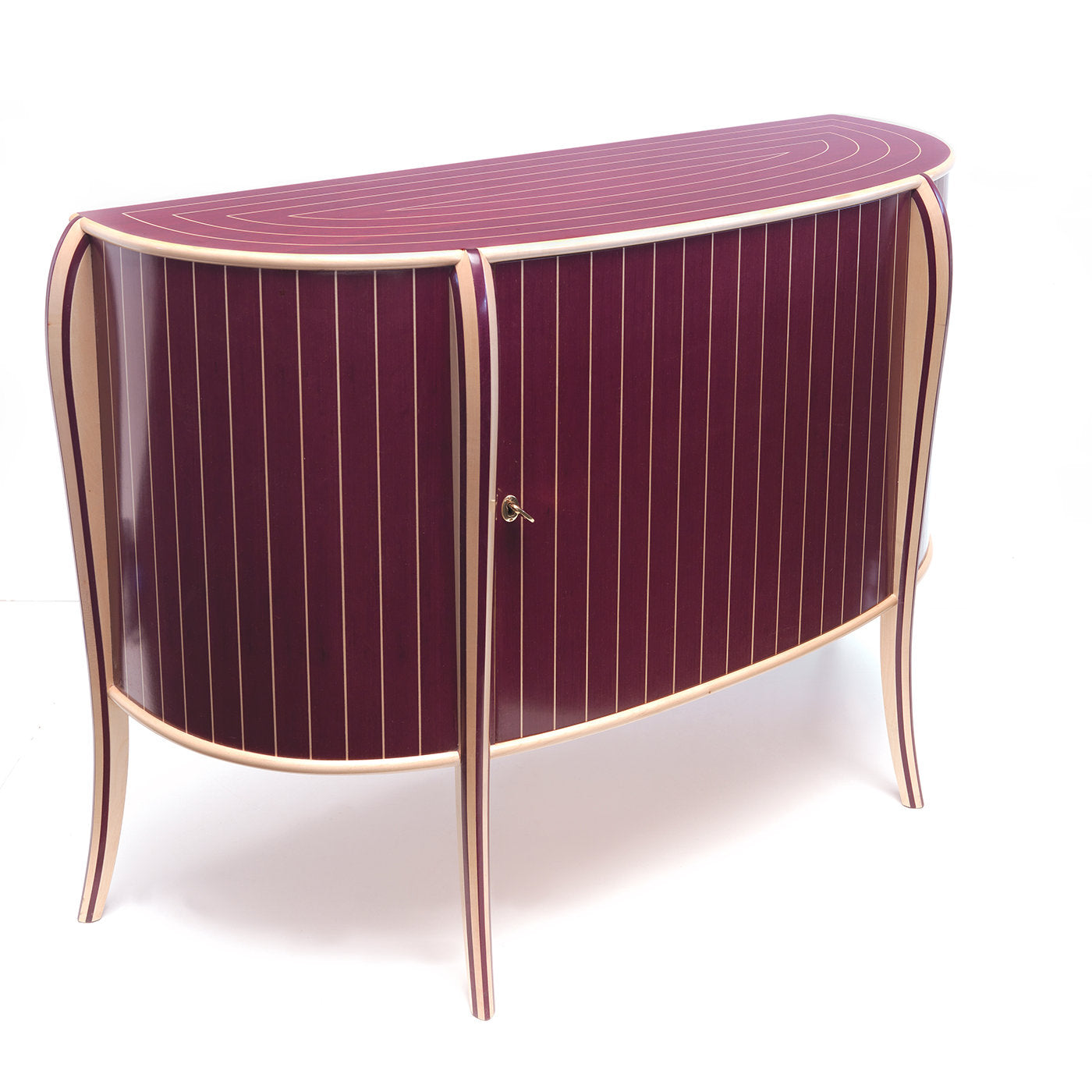 Maple and Purpleheart Marquetry Sideboard - Alternative view 1