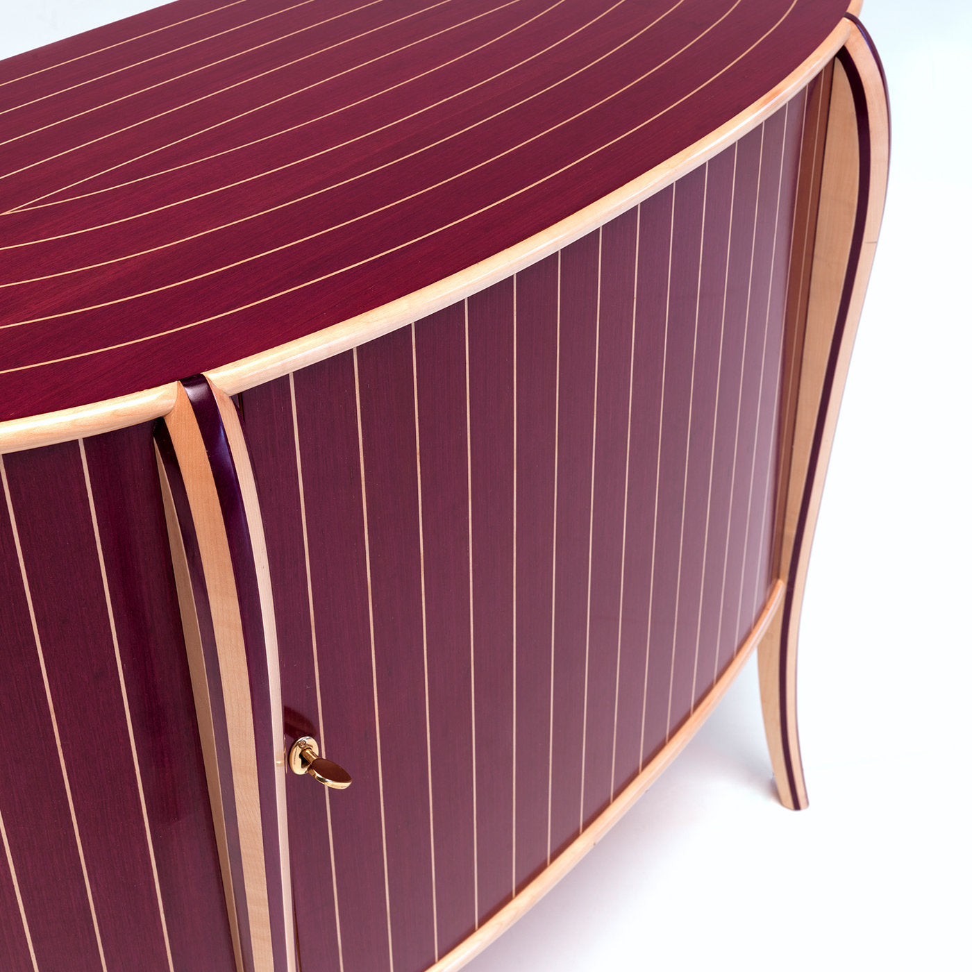 Maple and Purpleheart Marquetry Sideboard - Alternative view 2