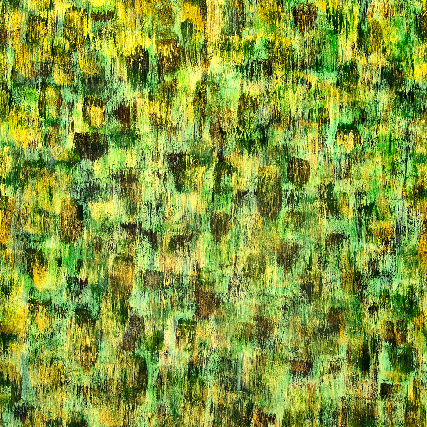 Kaleido Grünes Wandpaneel von Giannella Ventura - Alternative Ansicht 1