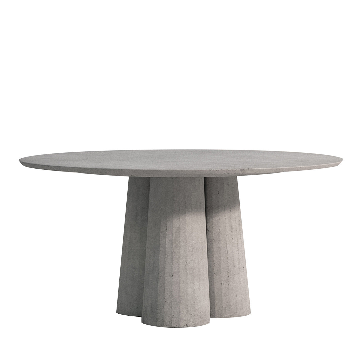 Fusto Silver Round Dining Table - Main view