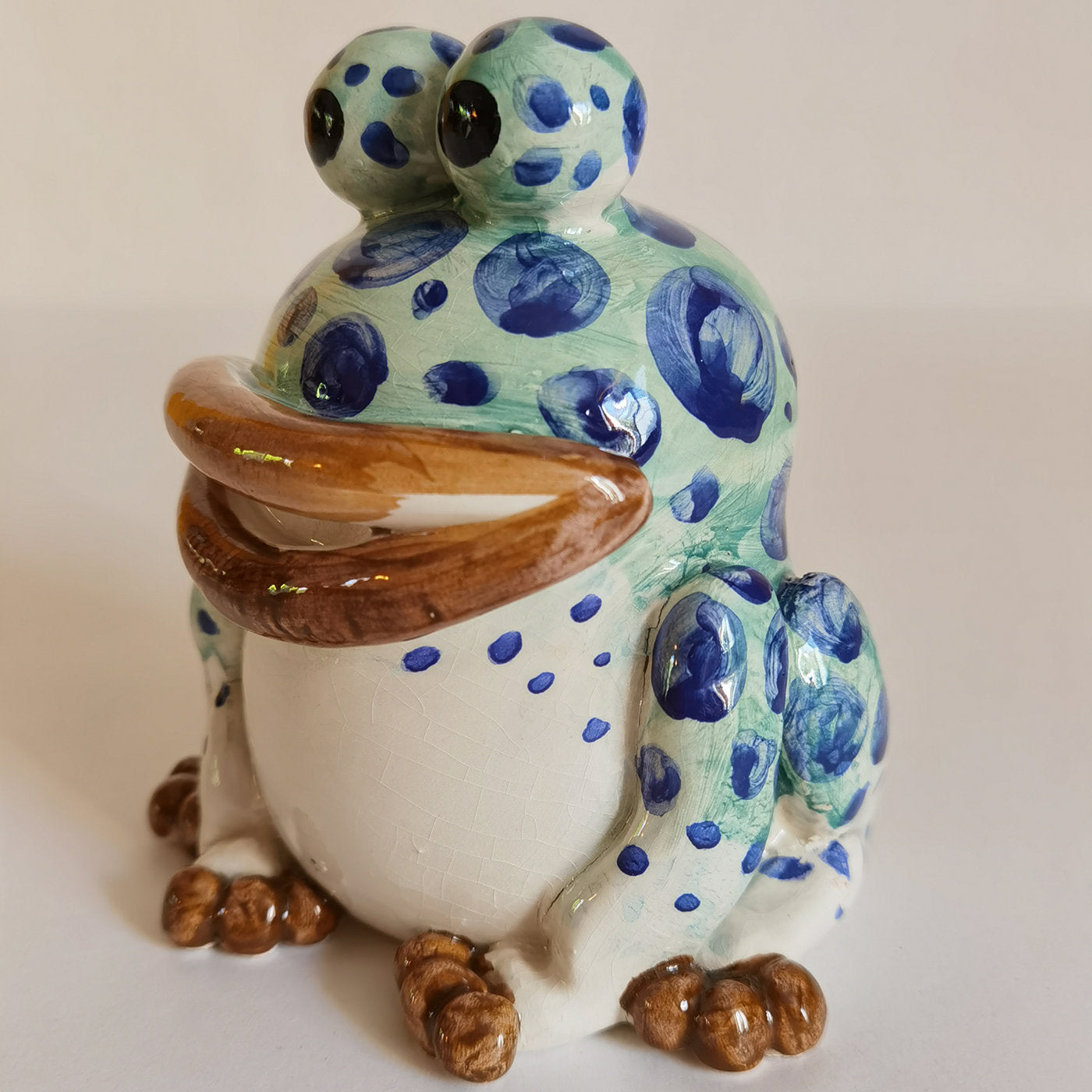Blue Frog Figurine  - Alternative view 1