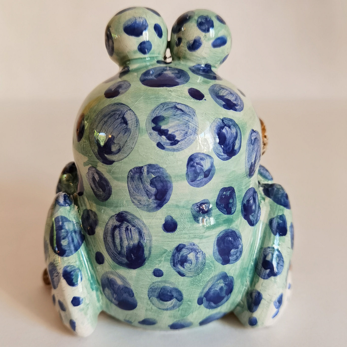 Blue Frog Figurine  - Alternative view 2