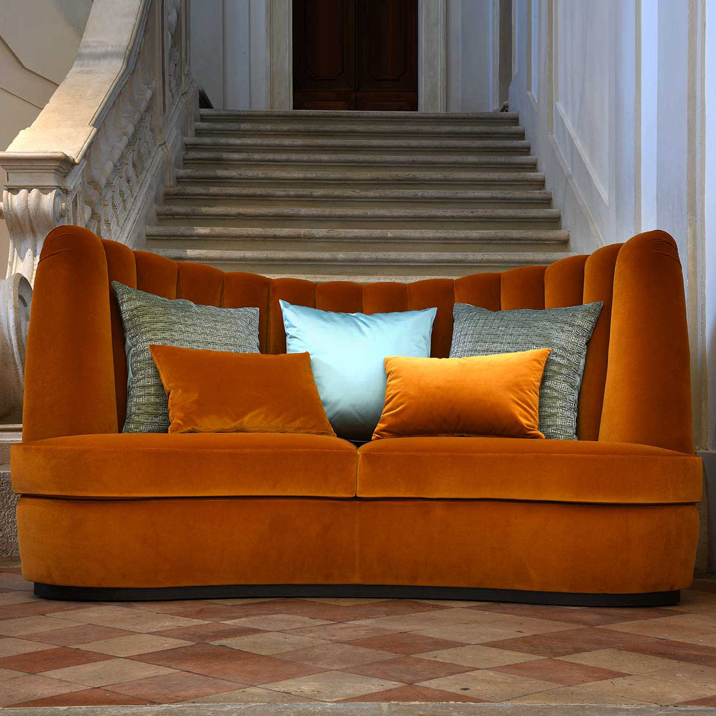 Thalia Saffron 3-Seater Sofa - Alternative view 4