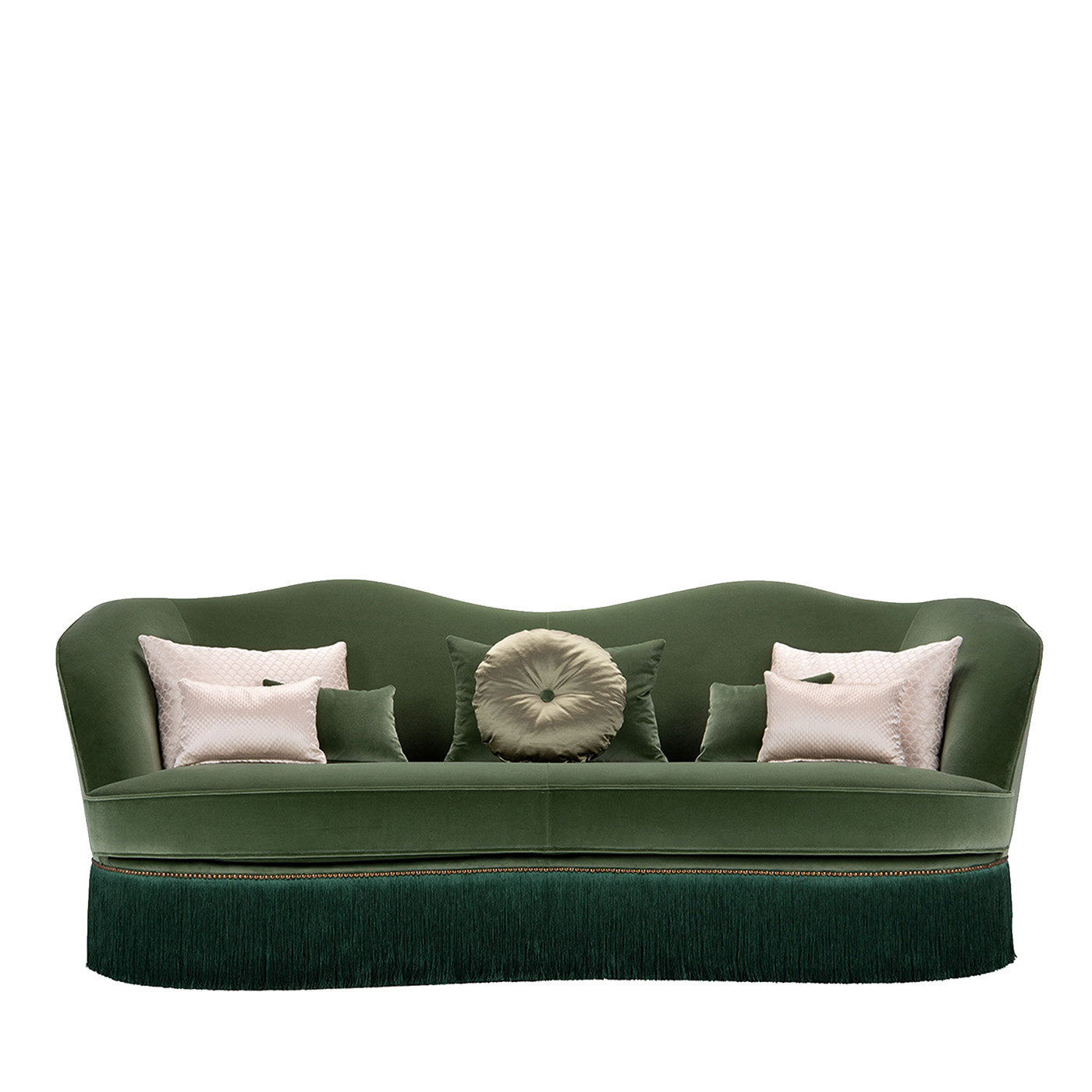 Dione Green 3-Seater Sofa - Main view