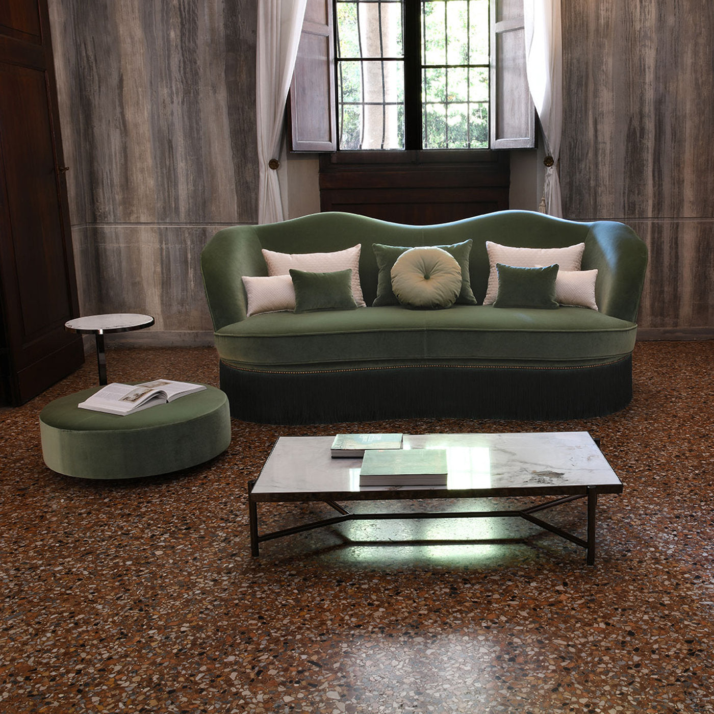 Dione Grün 3-Sitzer Sofa - Alternative Ansicht 2