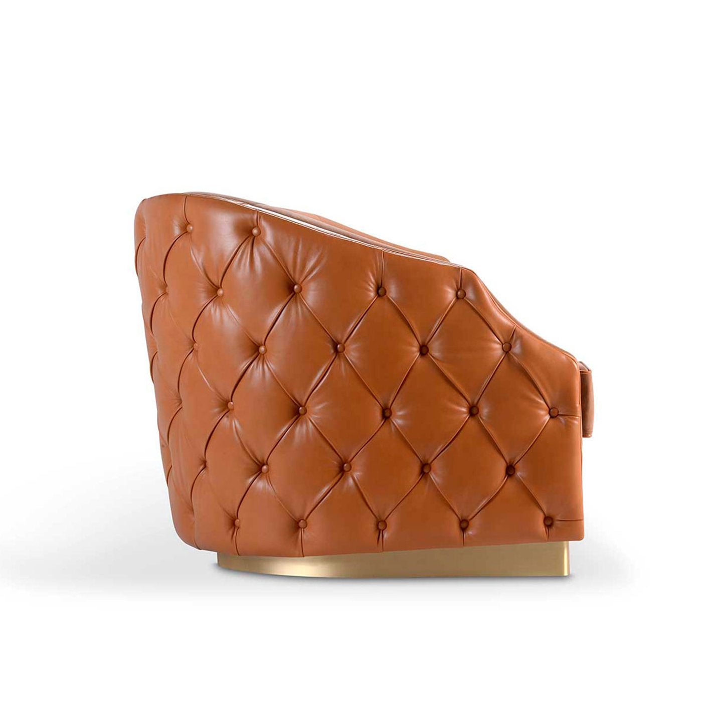 Cleio 3-Seater Leather Sofa - Alternative view 4