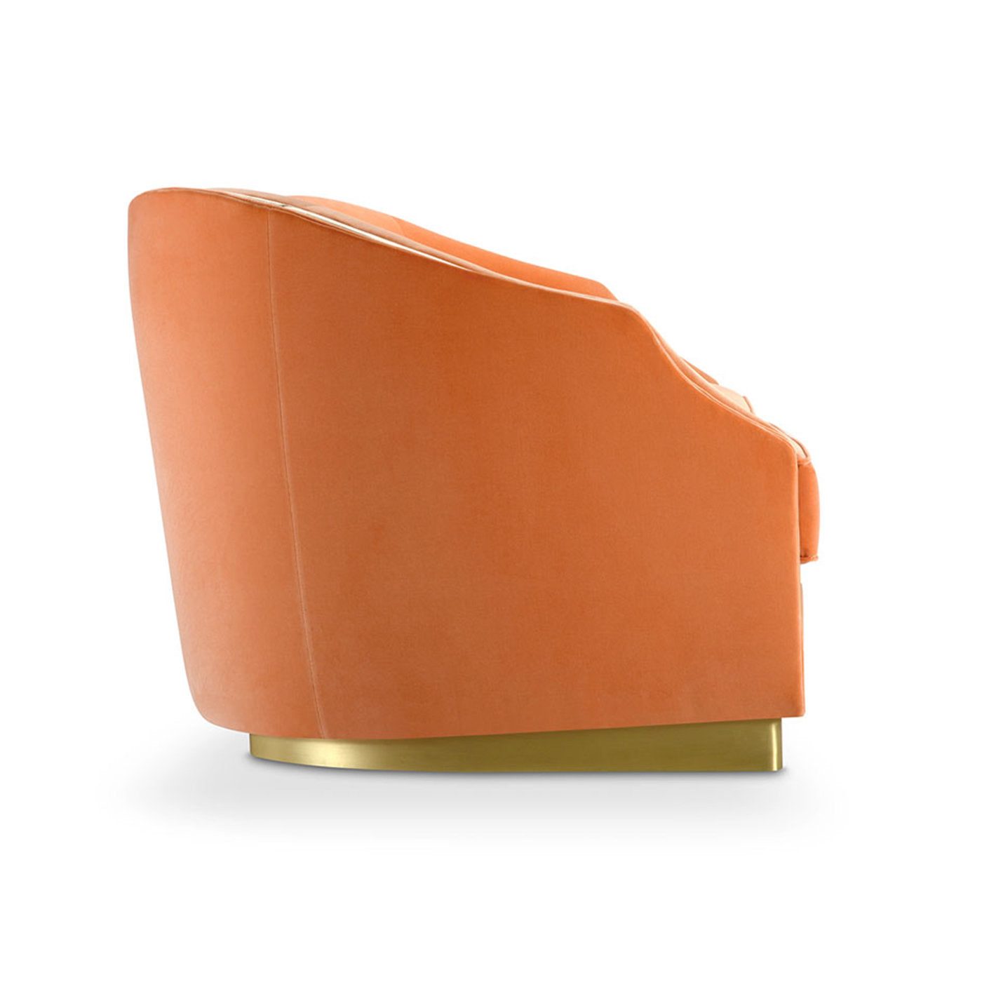 Cleio Orange 2-Seater Sofa - Alternative view 3