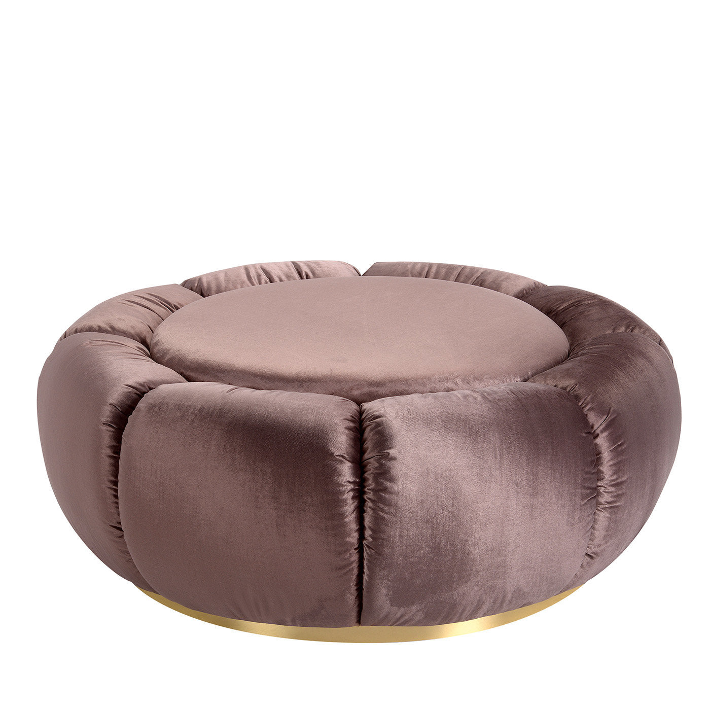 Arke Large Taupe Pouf - Main view