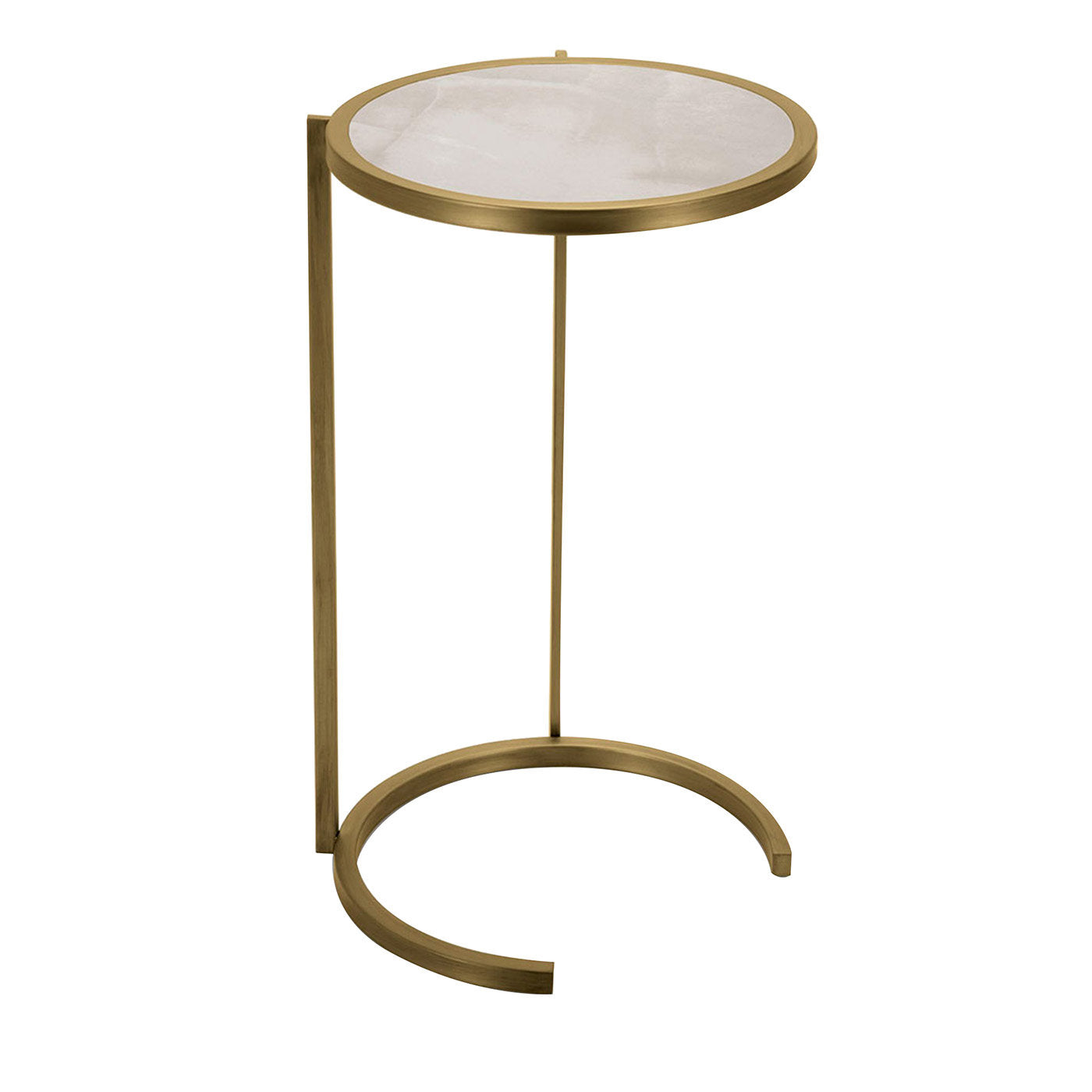 Teti Burnished Brass Accent Table  - Main view
