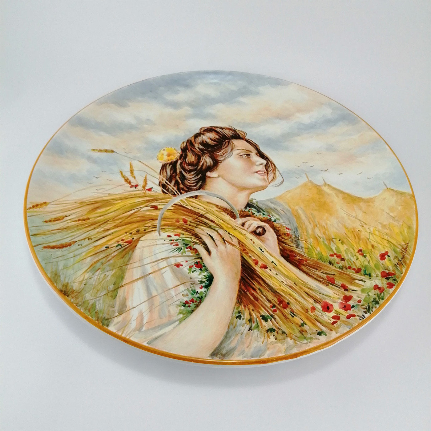 Abruzzi Harvester Decorative Plate - Alternative view 1