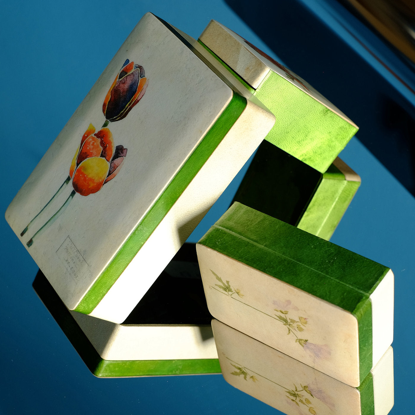 Caja rectangular Tulipanes - Vista alternativa 2