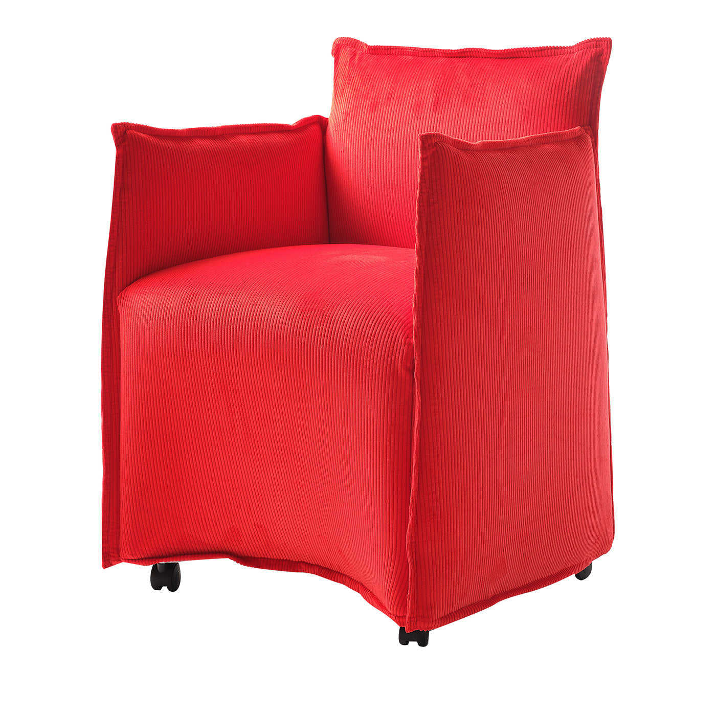 Roter Medven-Sessel von Alberto Colzani - Hauptansicht
