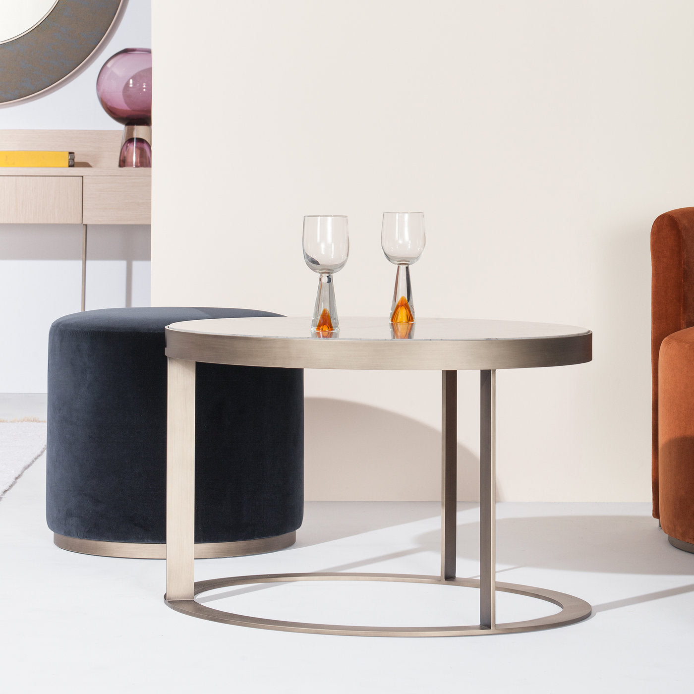 Alfio Gold Small Coffee Table by Ciarmoli Queda Studio - Alternative view 5