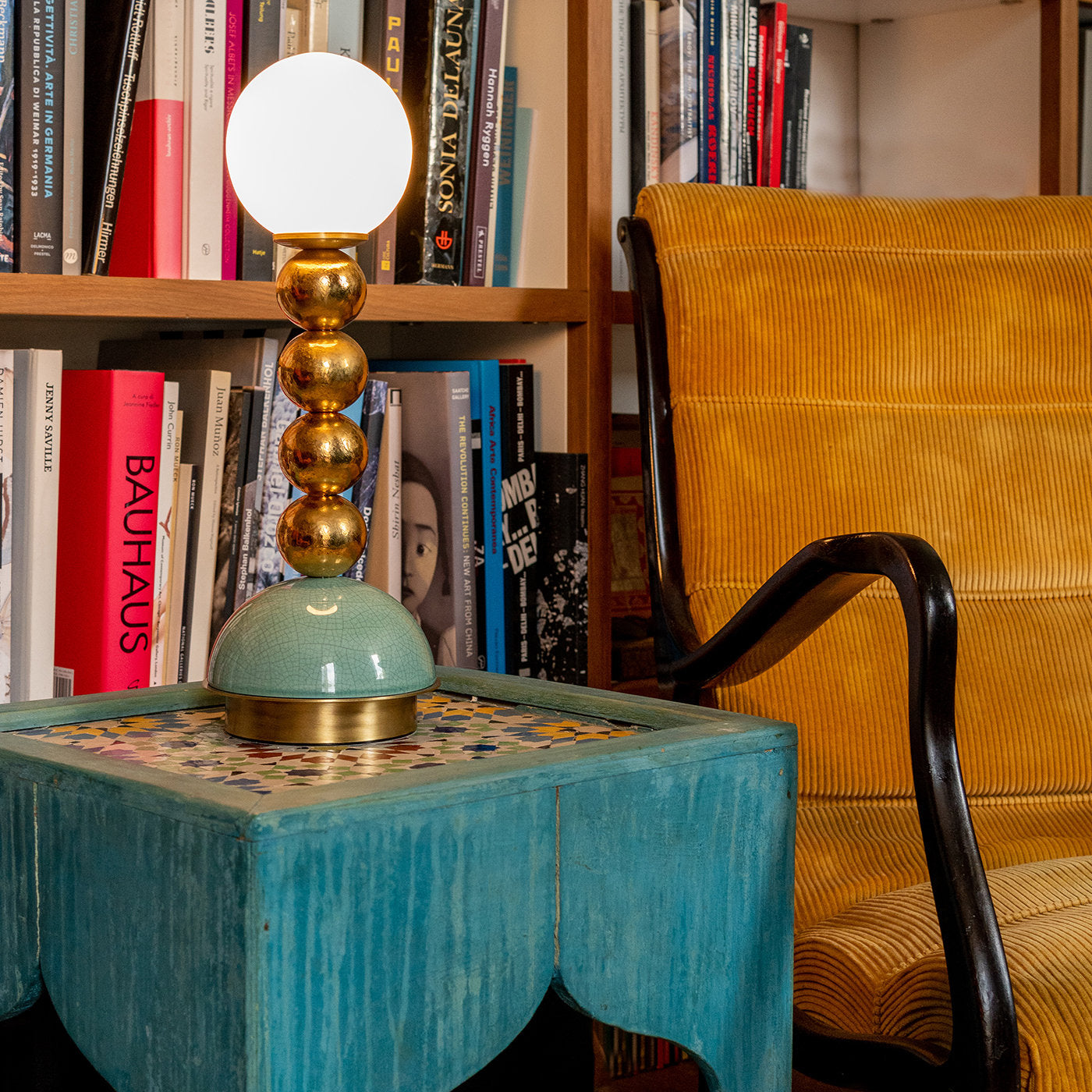 Pins Small Turquoise Table Lamp - Alternative view 7