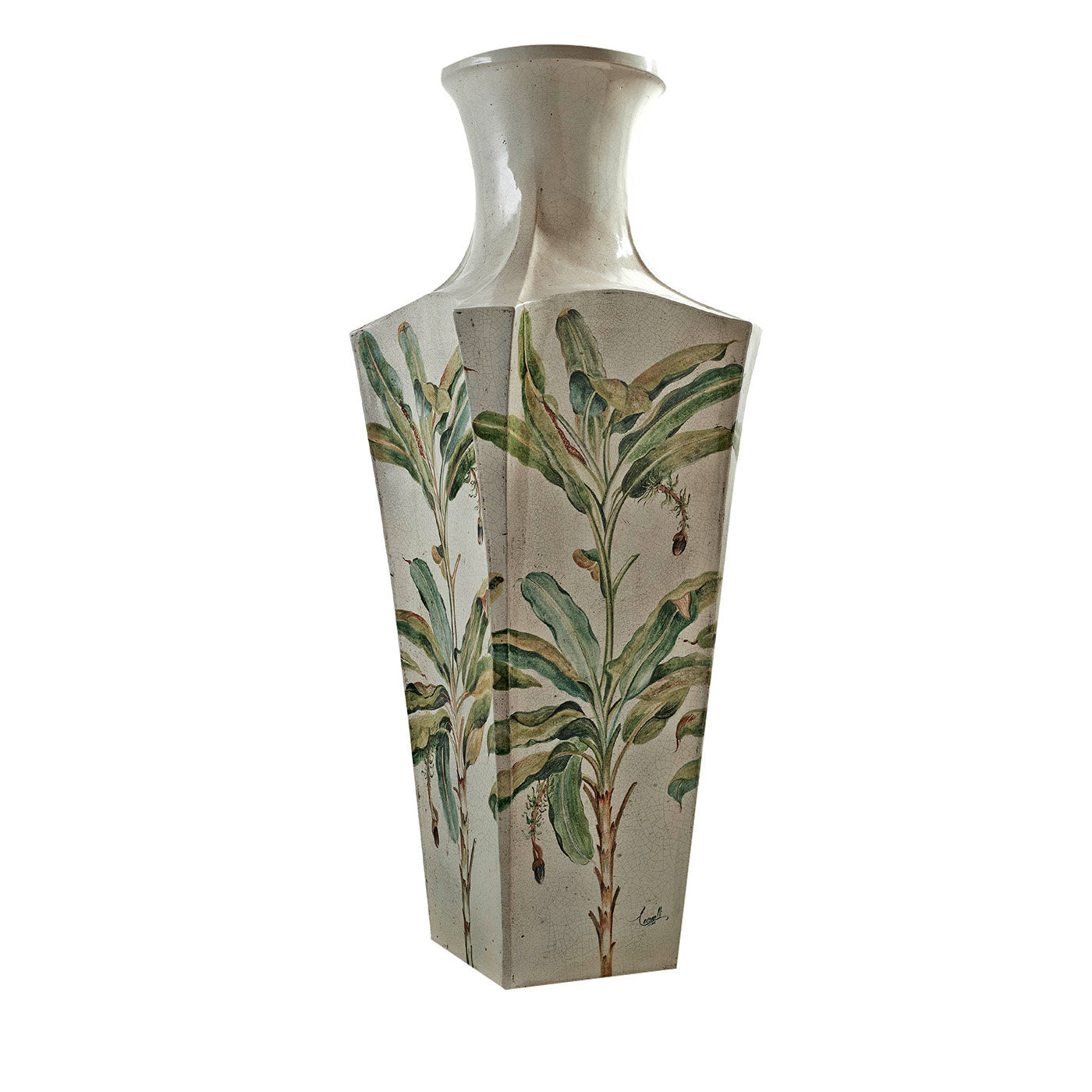 Vase Tropical &amp; Flowers New York Palm Leaves - Vue principale