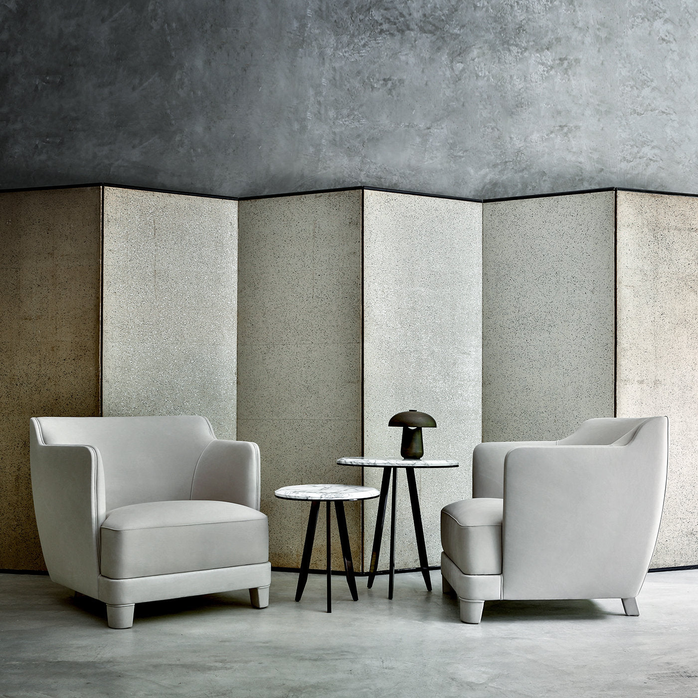 Lola Club Gray Armchair by Bosco Fair and Emanuele Genuizzi - Alternative view 3