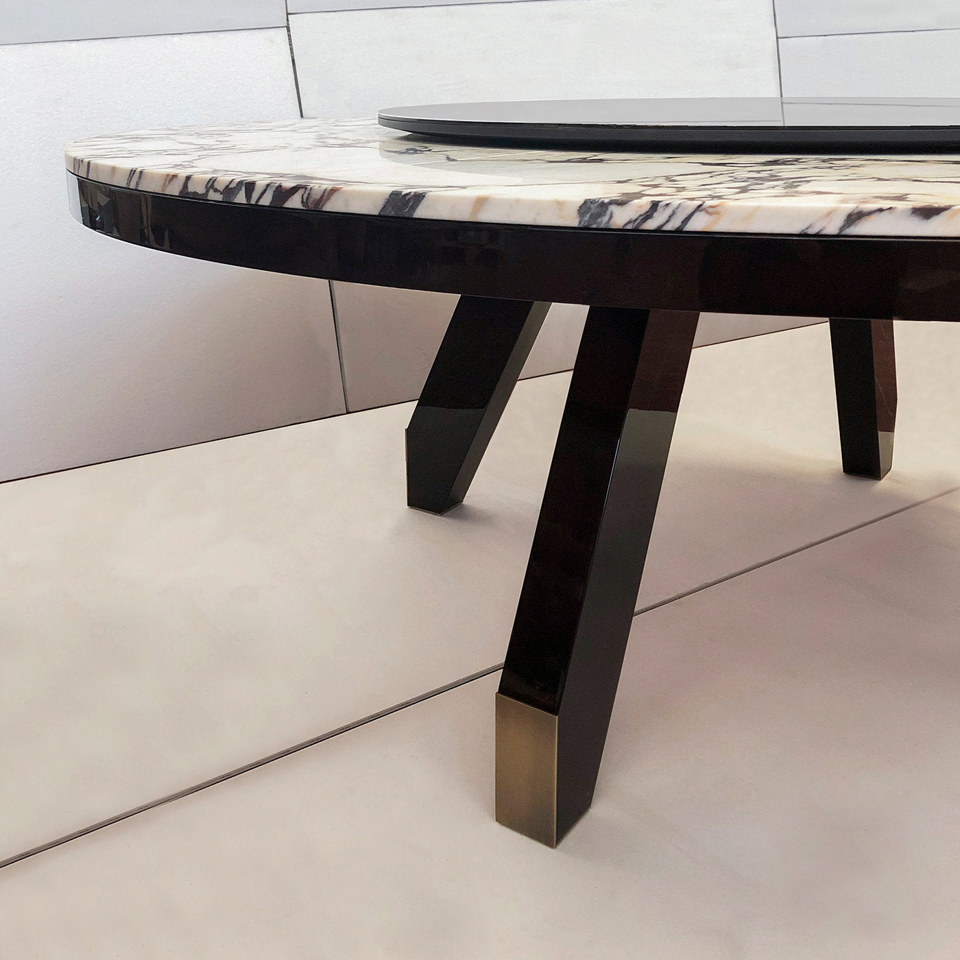 Boscolo Table with Lazy Susan by Bosco Fair - Alternative view 1