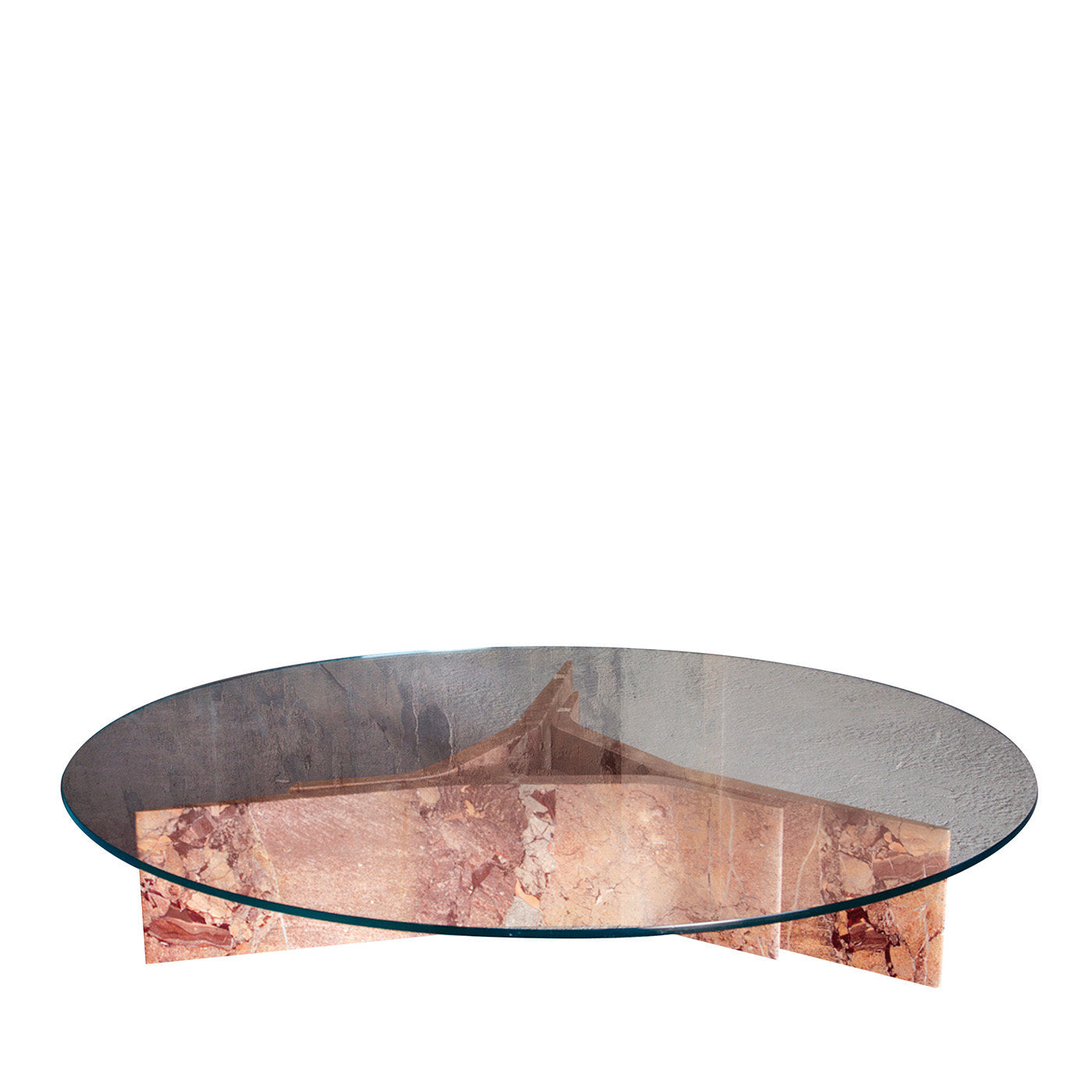 Filo Limited Edition Coffee Table with Versailles Marble Base - Main view