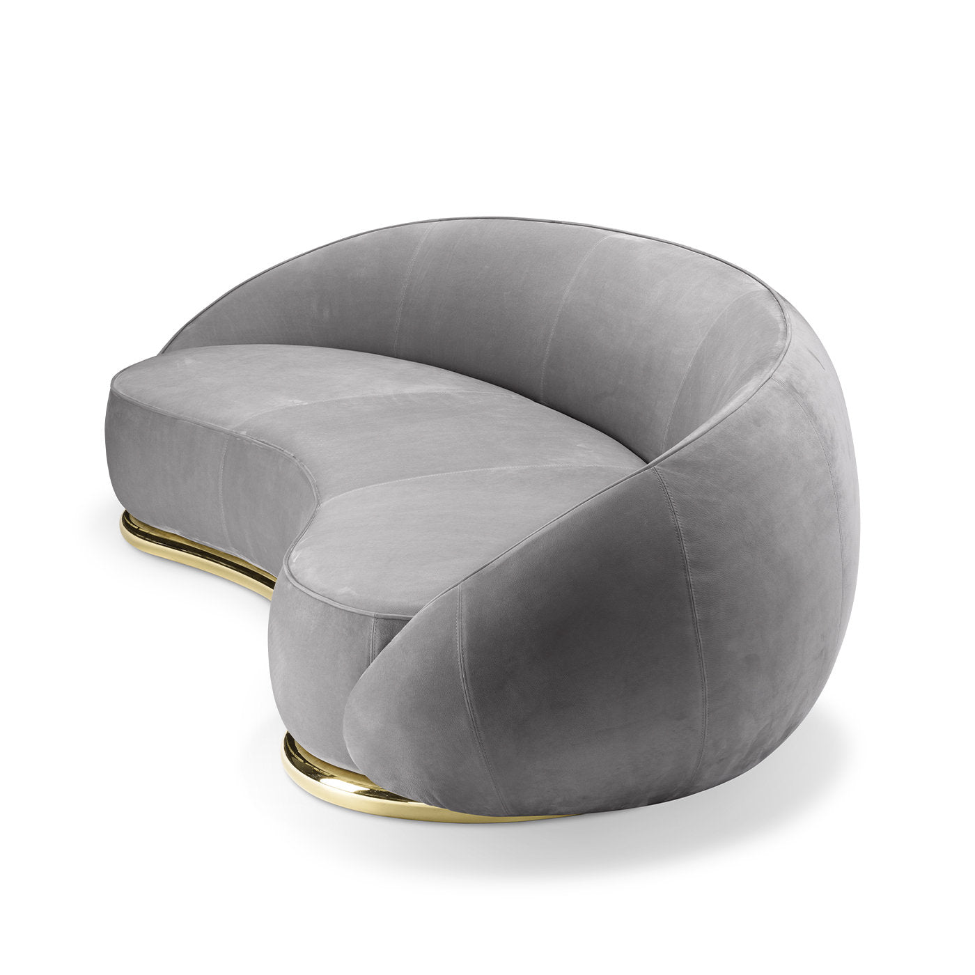 Abbracci Gray 3-Seater Sofa - Alternative view 2