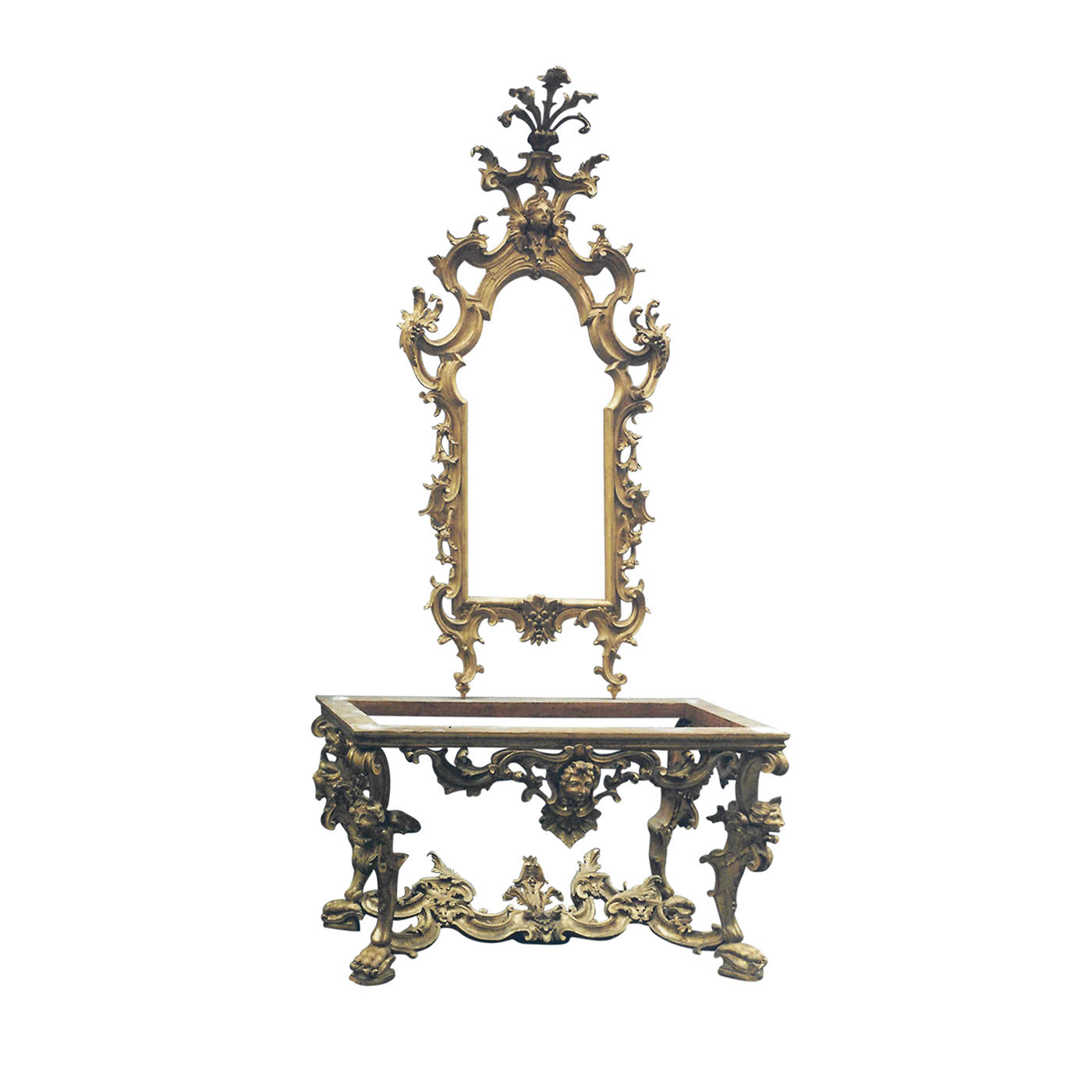Francese Carved Wood Console - Alternative view 1